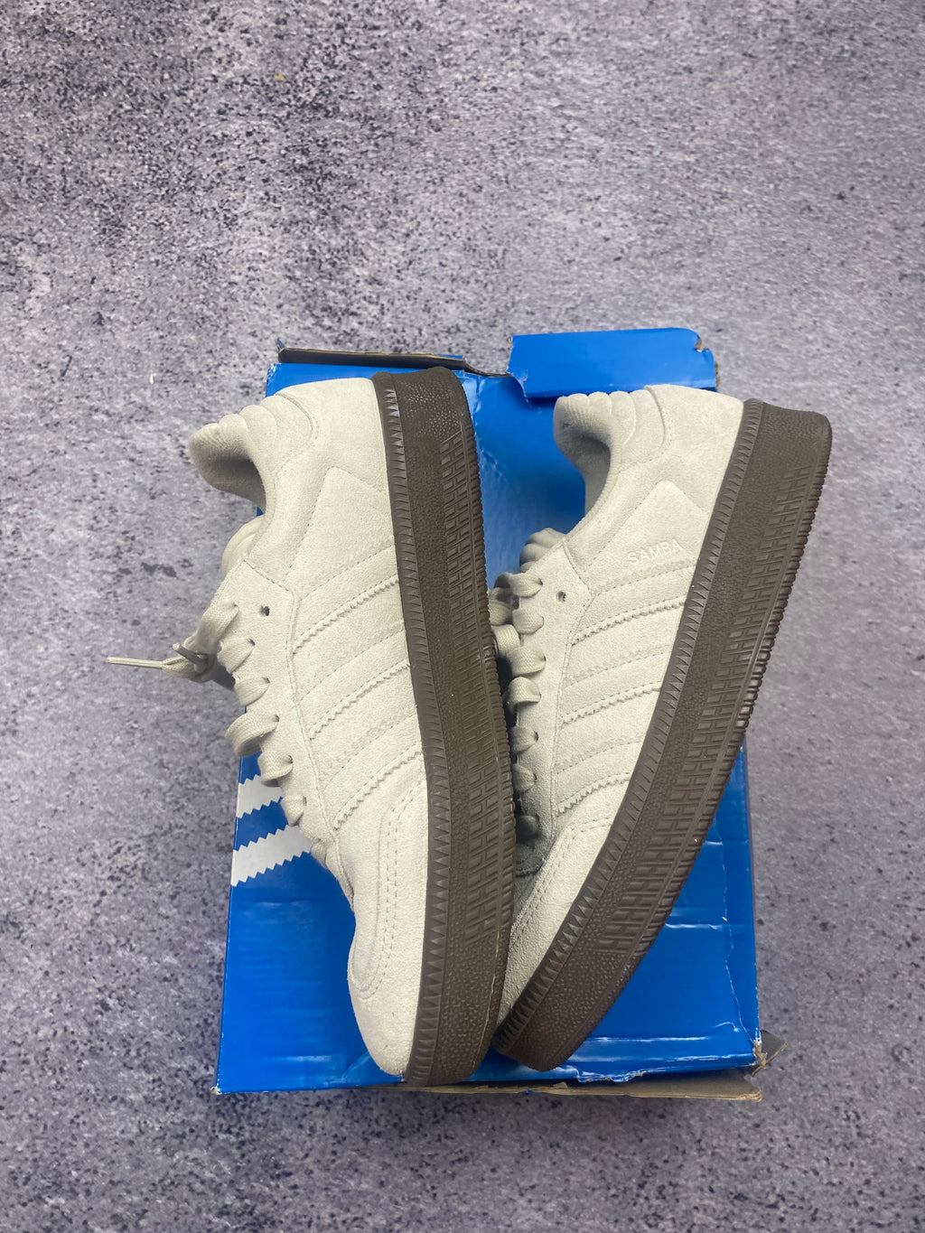 Adidas Samba OG Cream White Gum Suede Retro Terrace Sneakers 42
