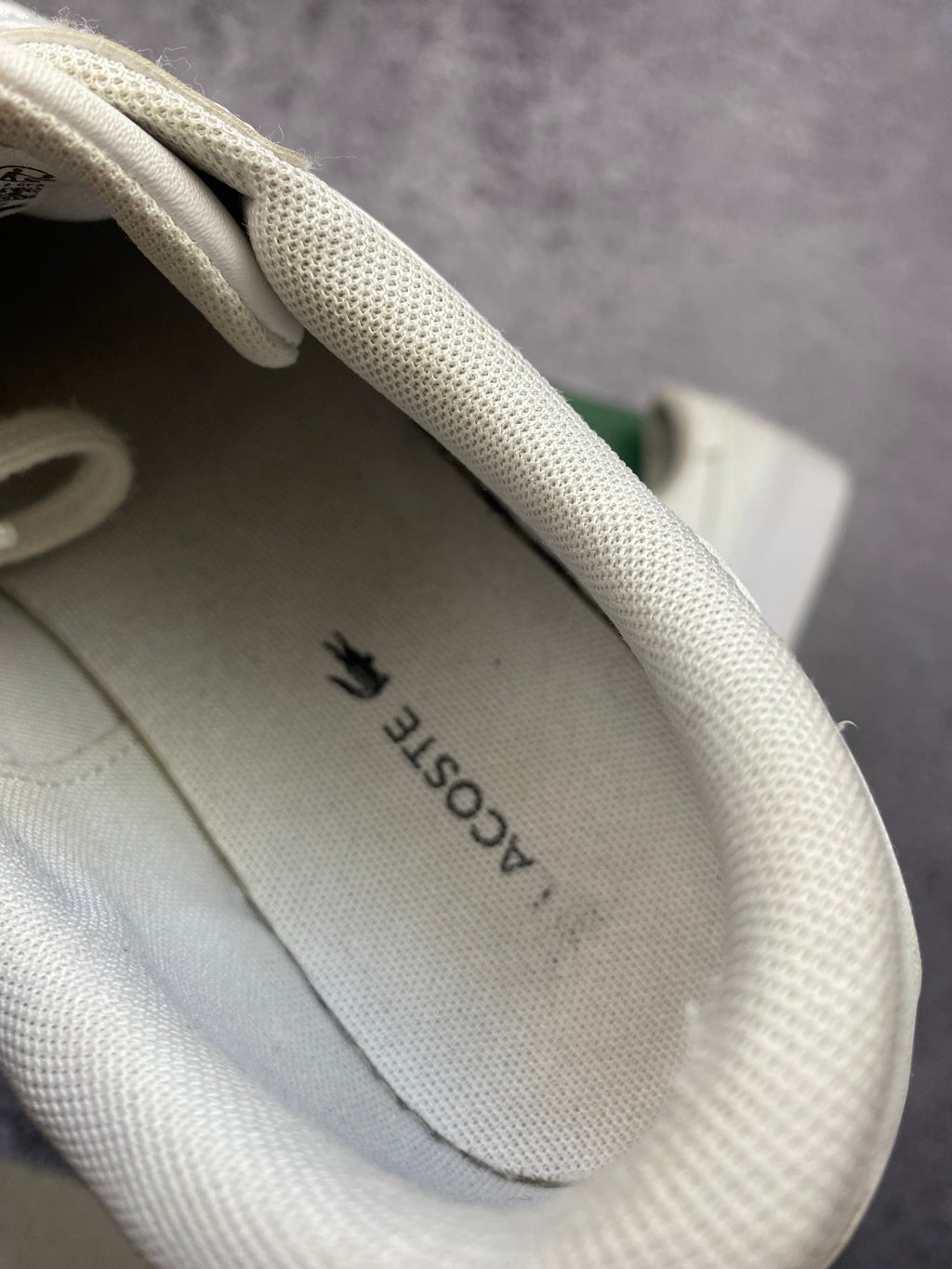 Lacoste white platform sneakers size 40