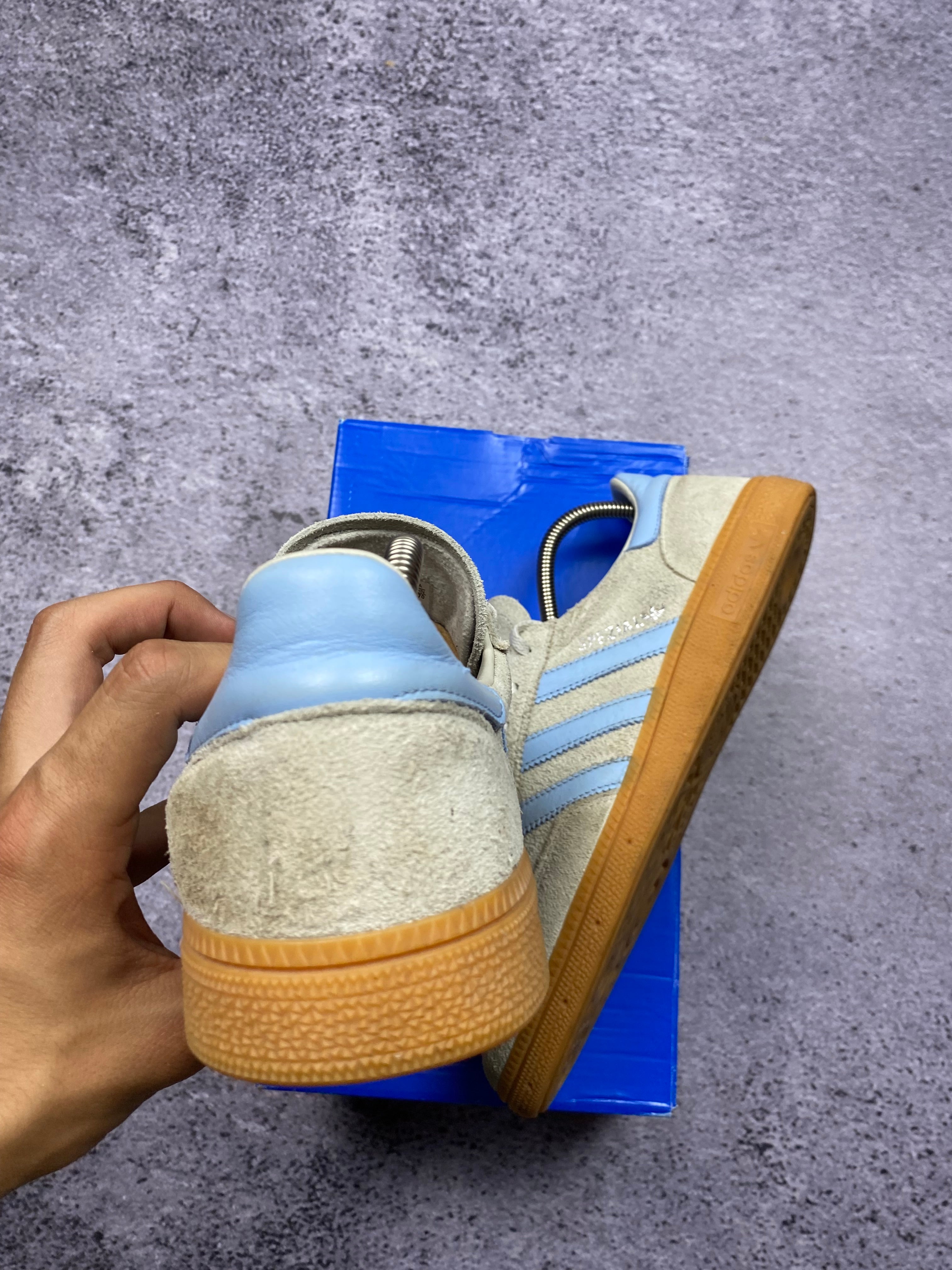 Adidas Samba OG Suede Cream Blue Gum Sneakers 44