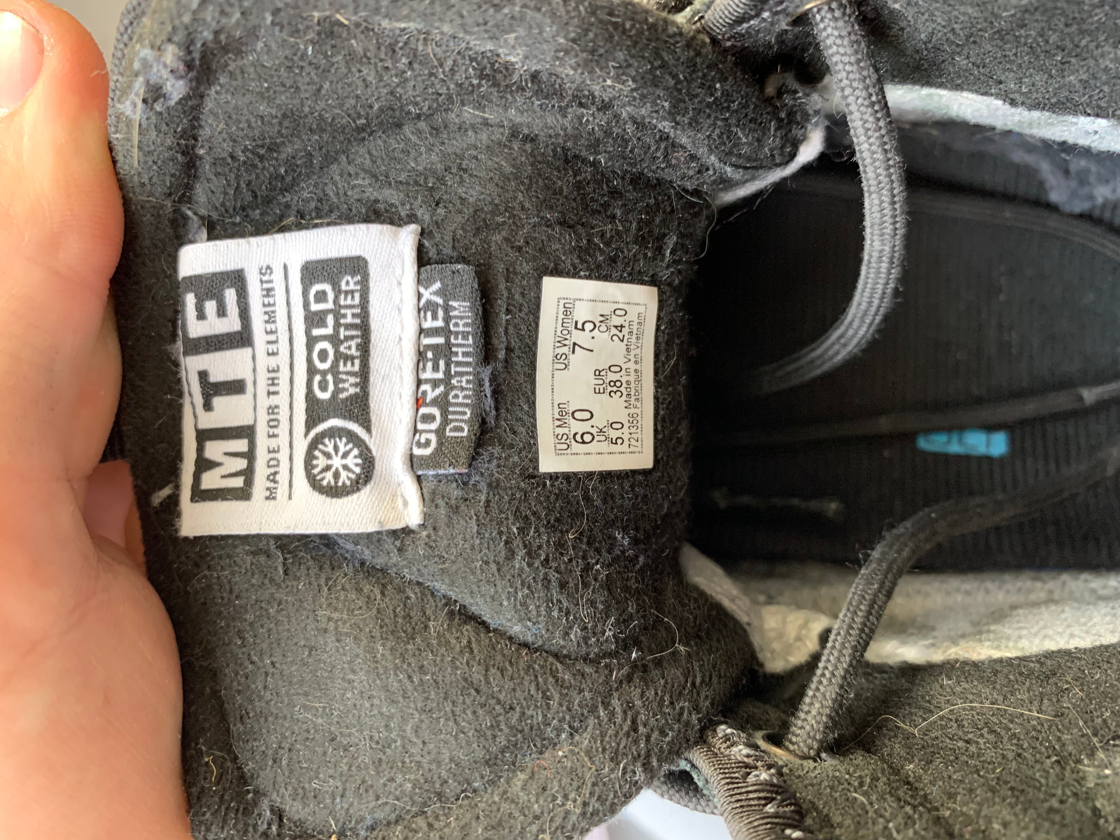 Vans Sk8-Hi Gore-Tex MTE-3 r. 38 czarne sneakersy outdoor