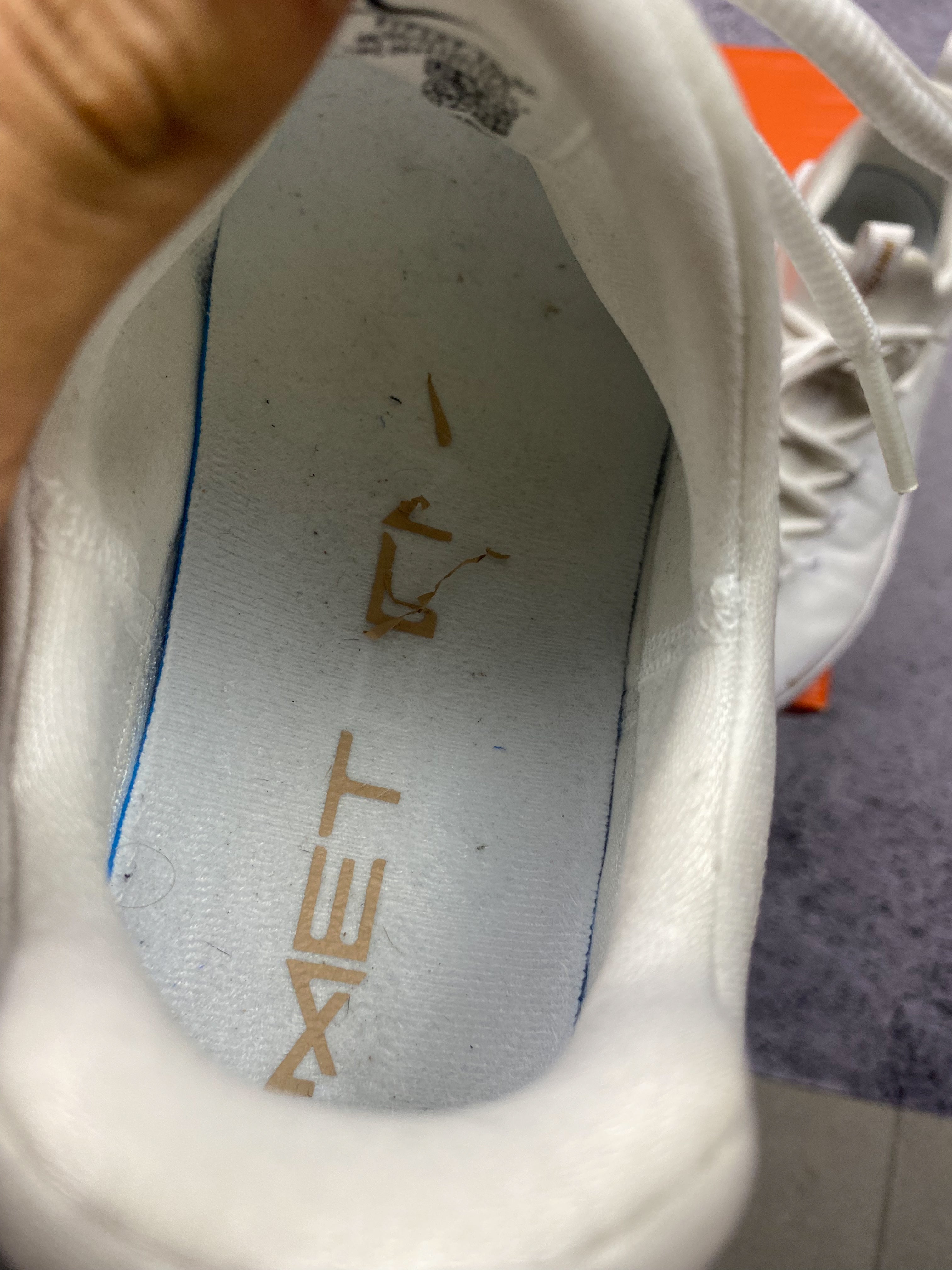 Nike Free RN Flyknit Triple White Running Lifestyle Sneakers 44