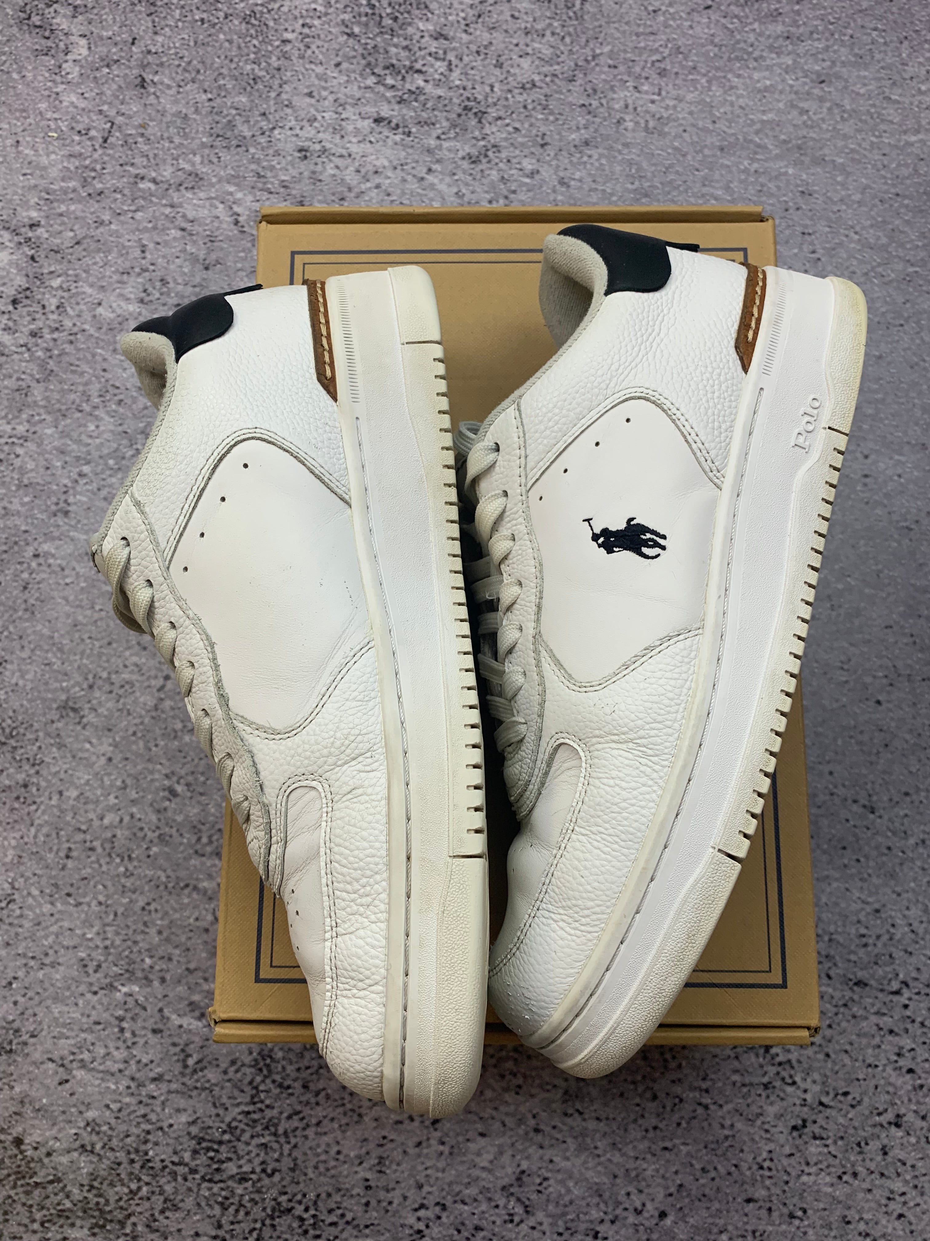 Polo Ralph Lauren Masters CRT-SK-LTL – skórzane sneakersy r. 42