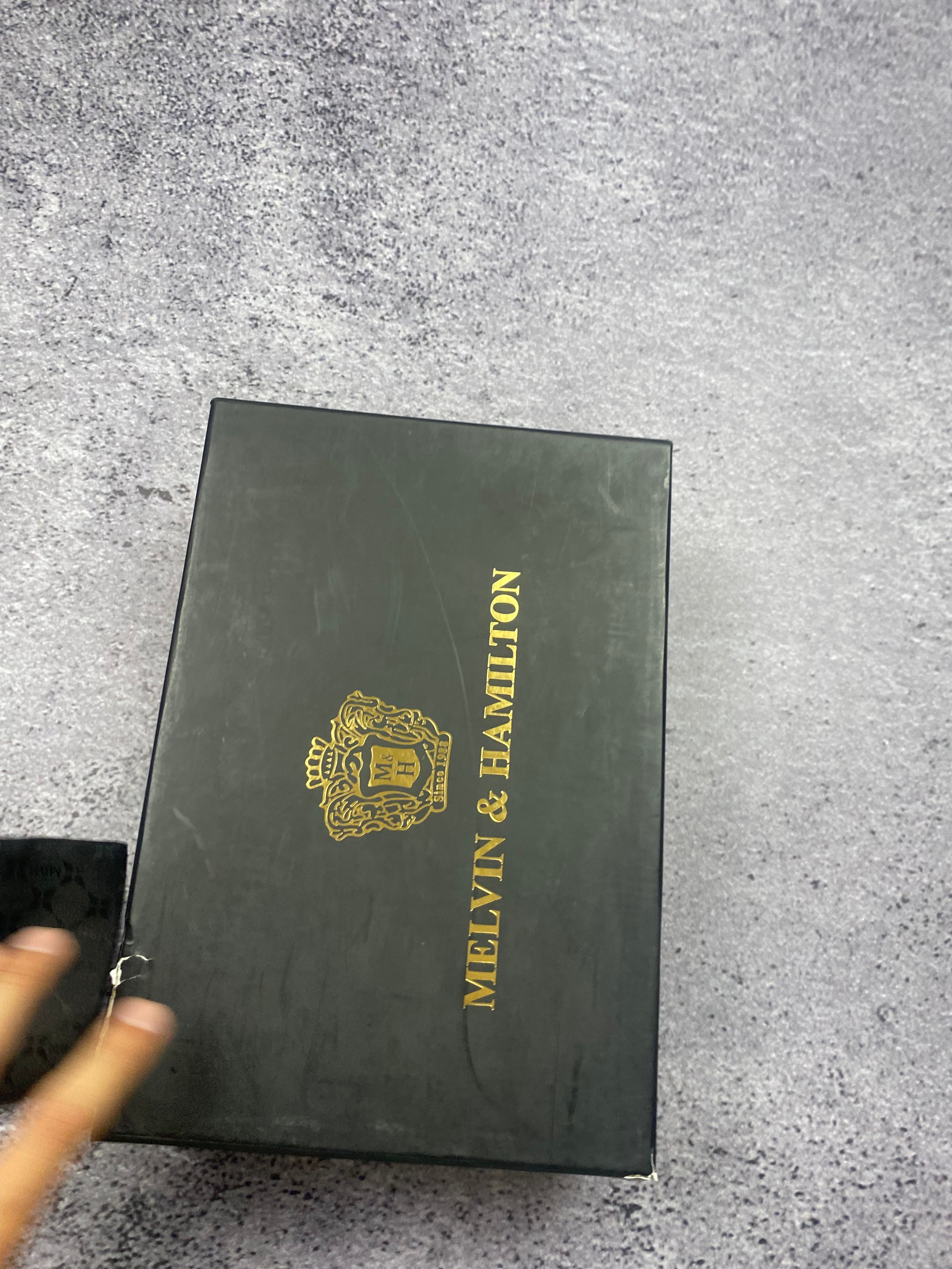 Melvin & Hamilton black leather chunky loafers 40