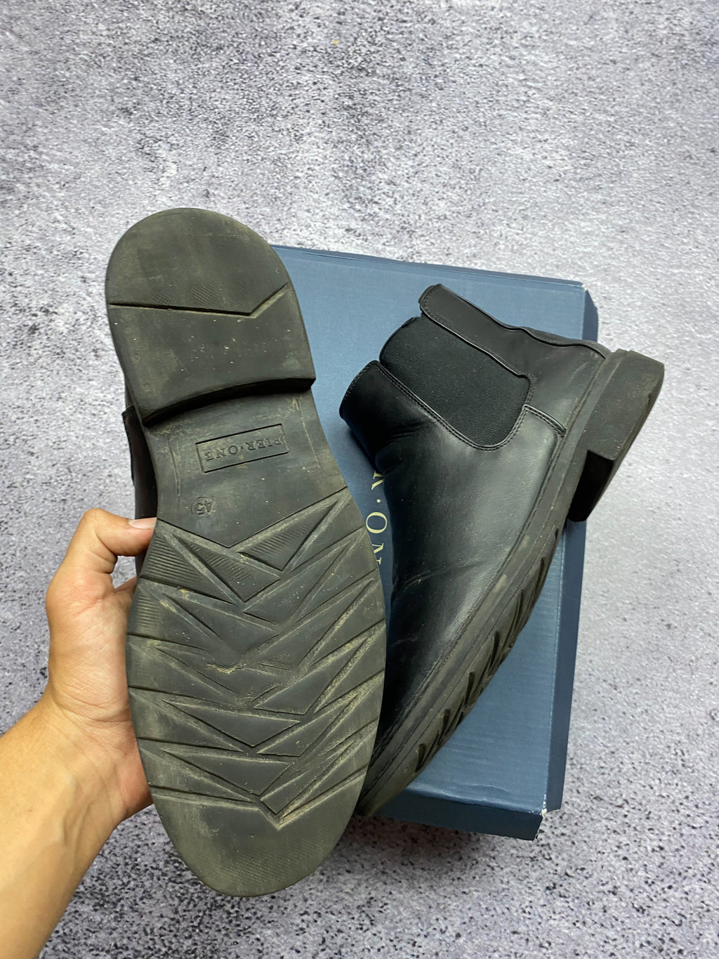 Pier One Chelsea Leather Boots 45