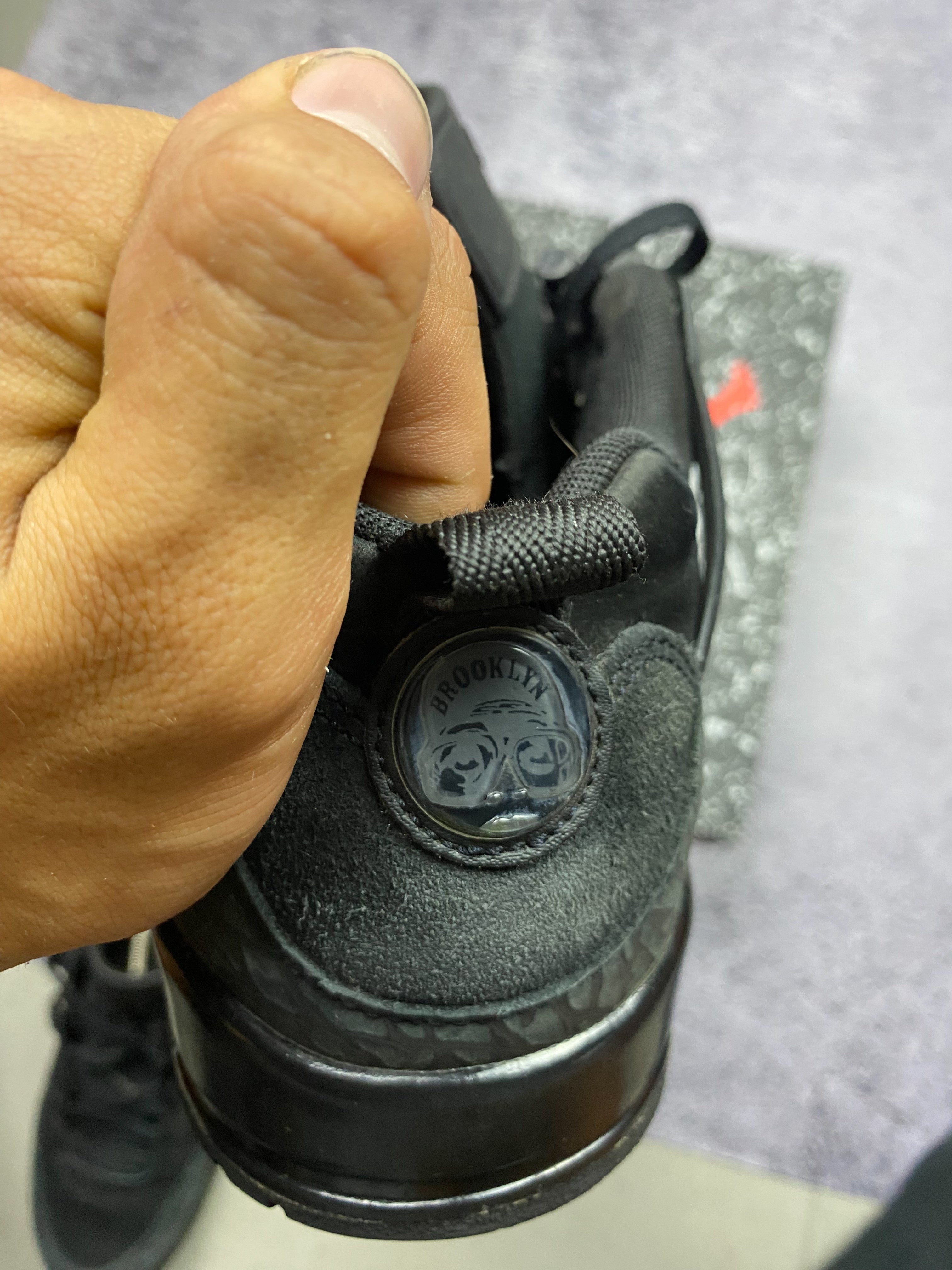 Jordan Spizike Low Triple Black Sneakers Lifestyle 44