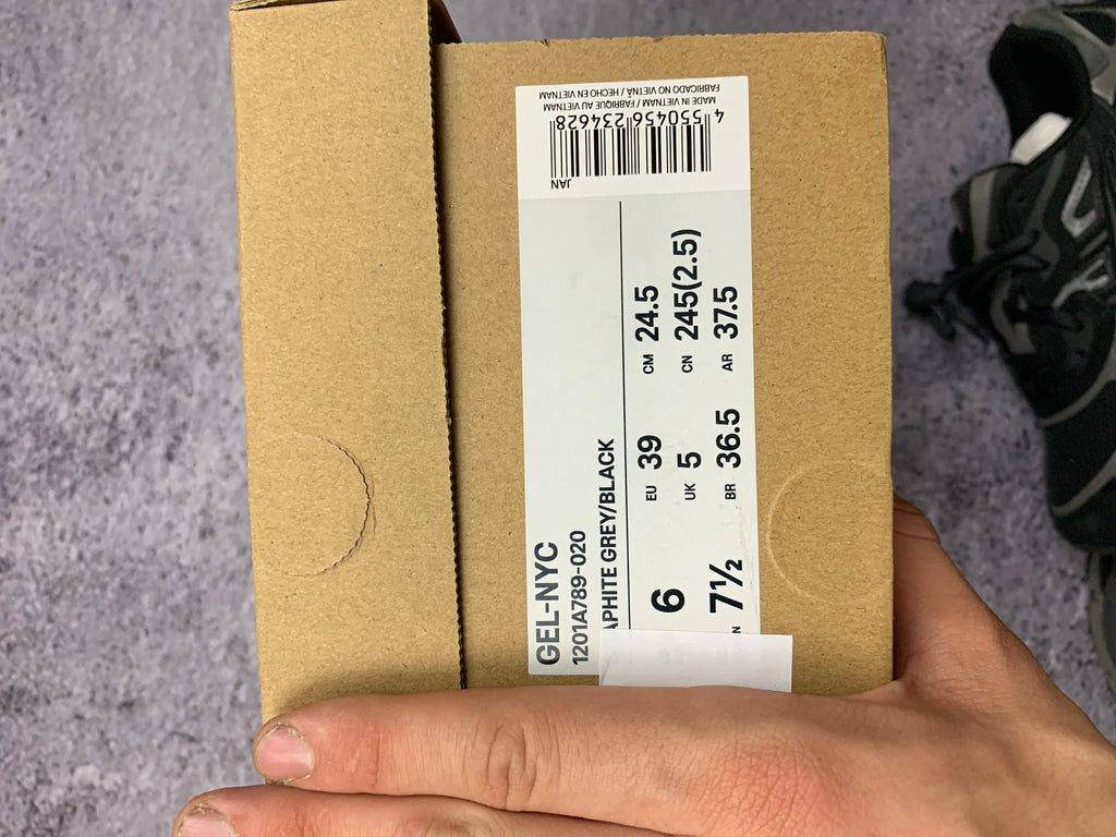 Asics GEL-NYC Sneakersy Lifestyle Graphite Grey/Black r. 39 Nowe + Metka + Box