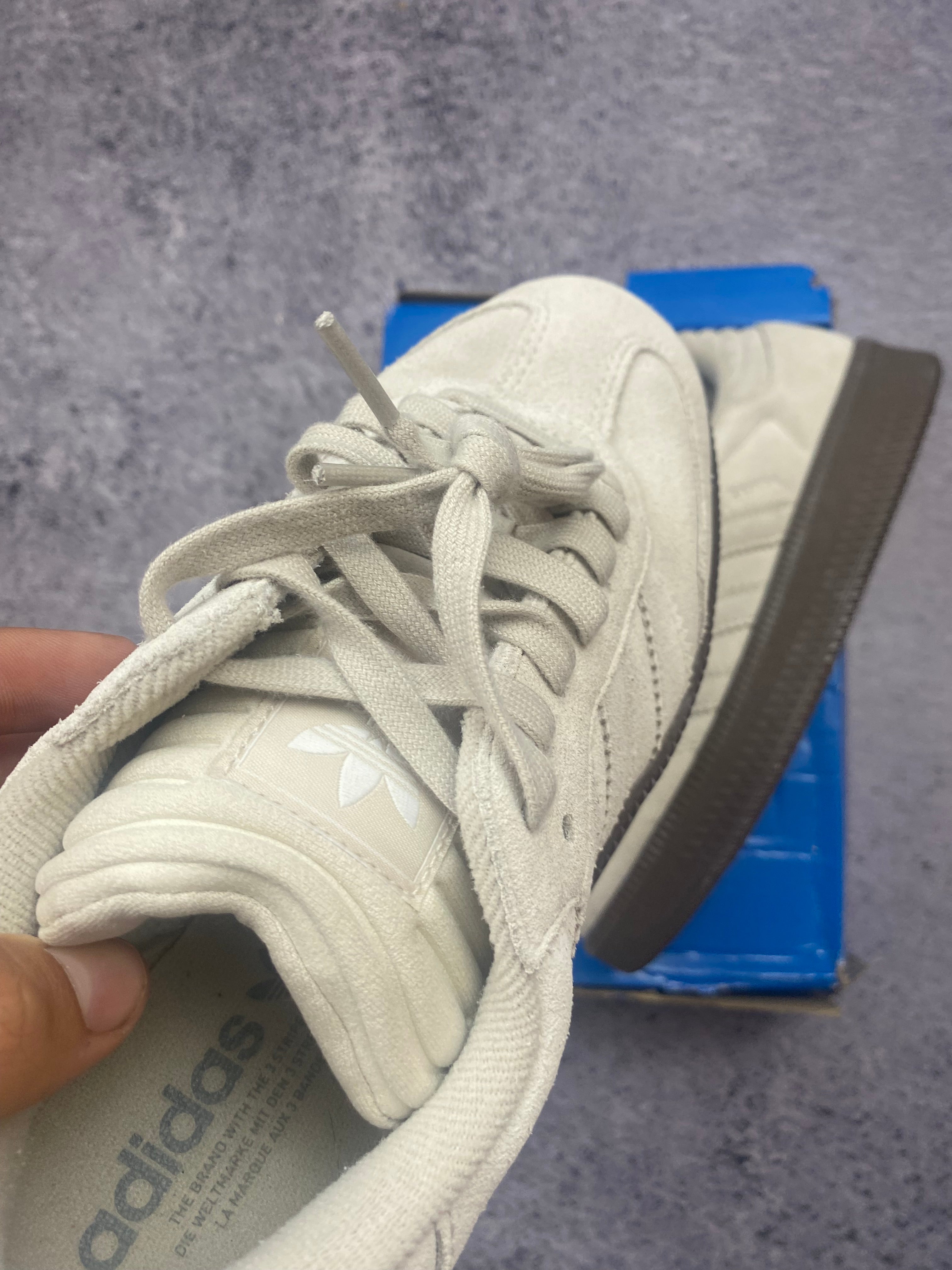 Adidas Samba OG Cream White Gum Suede Retro Terrace Sneakers 42