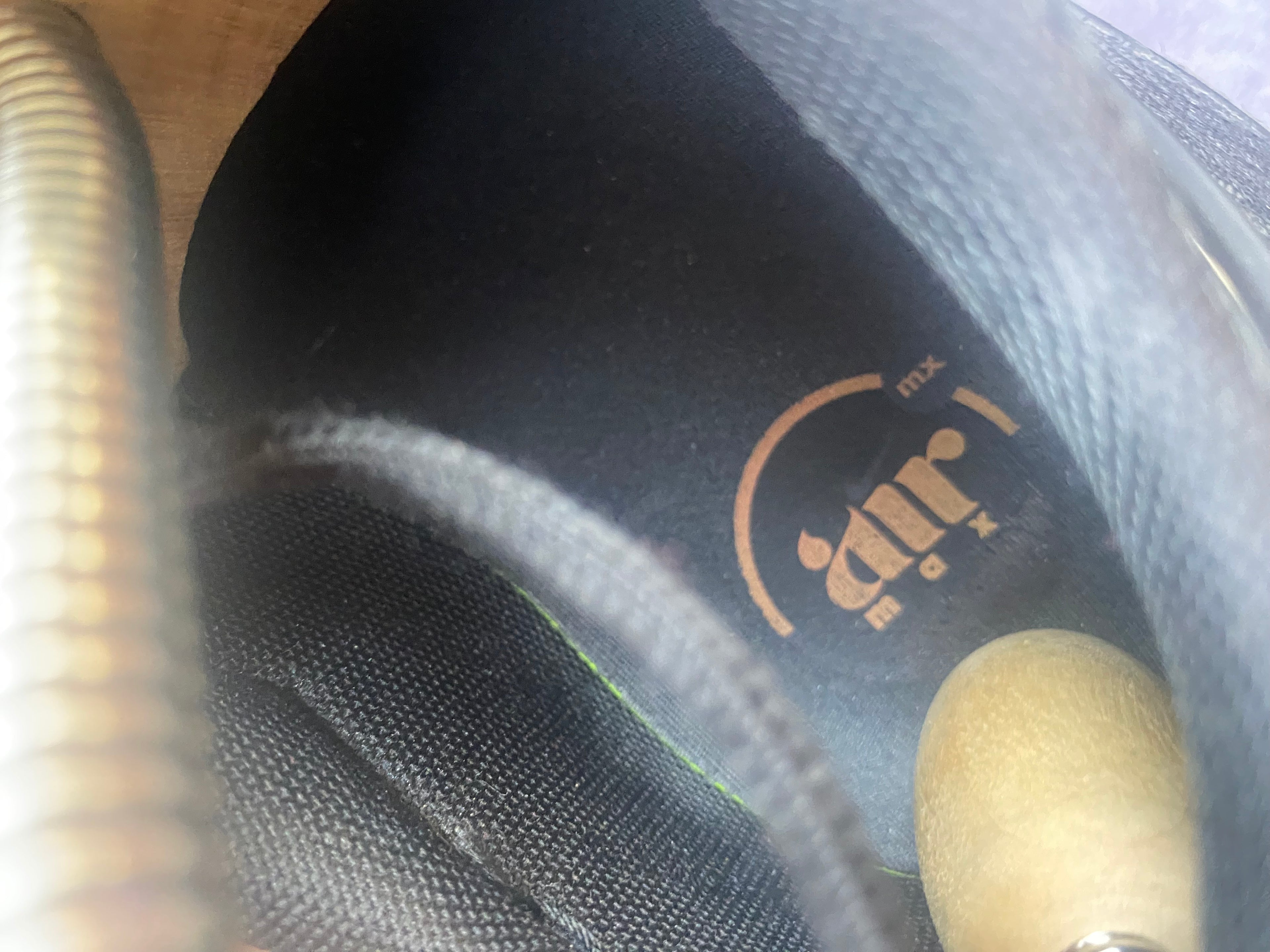 Nike Air Max 270 Black Gold Running Shoes Sneakers Lifestyle Size 9