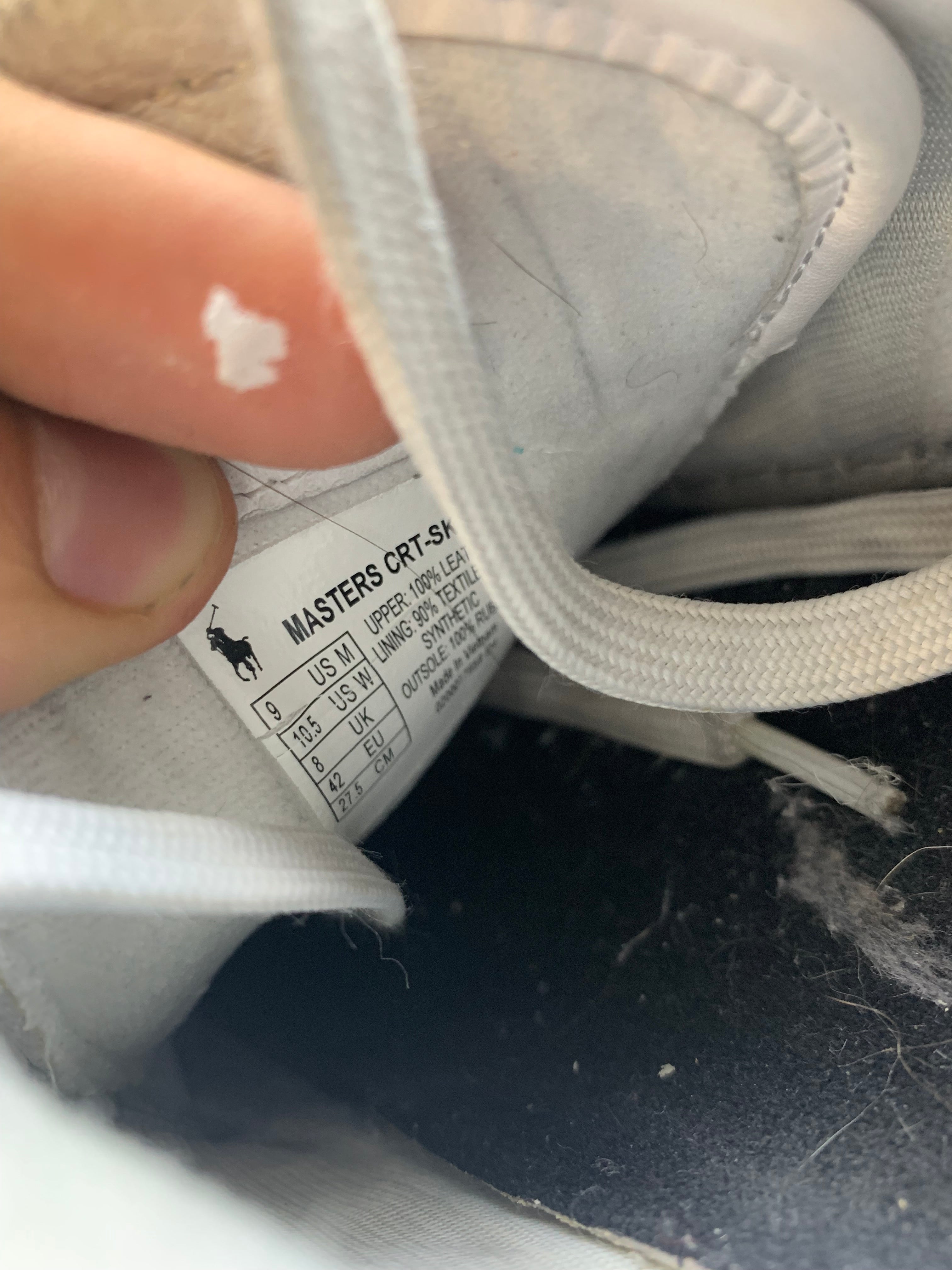 Polo Ralph Lauren Masters CRT-SK-LTL – skórzane sneakersy r. 42