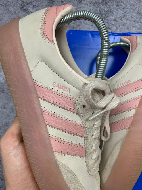 Adidas Sambae W Różowo-Kremowe Sneakersy Platforma r. 39 1/3 Idealne + Box