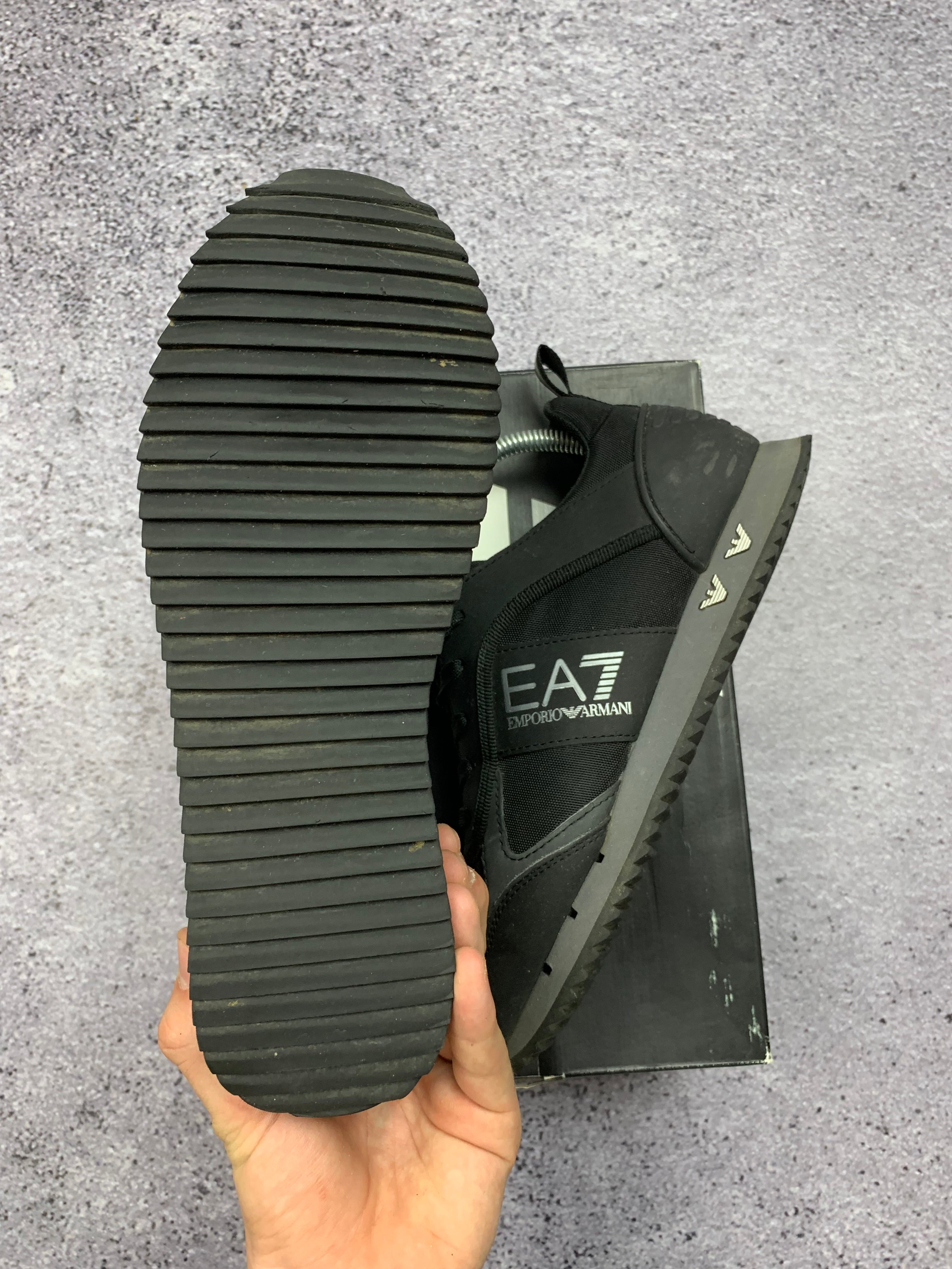 EA7 Emporio Armani Czarne Sneakersy Sportowe r. 39 + Box