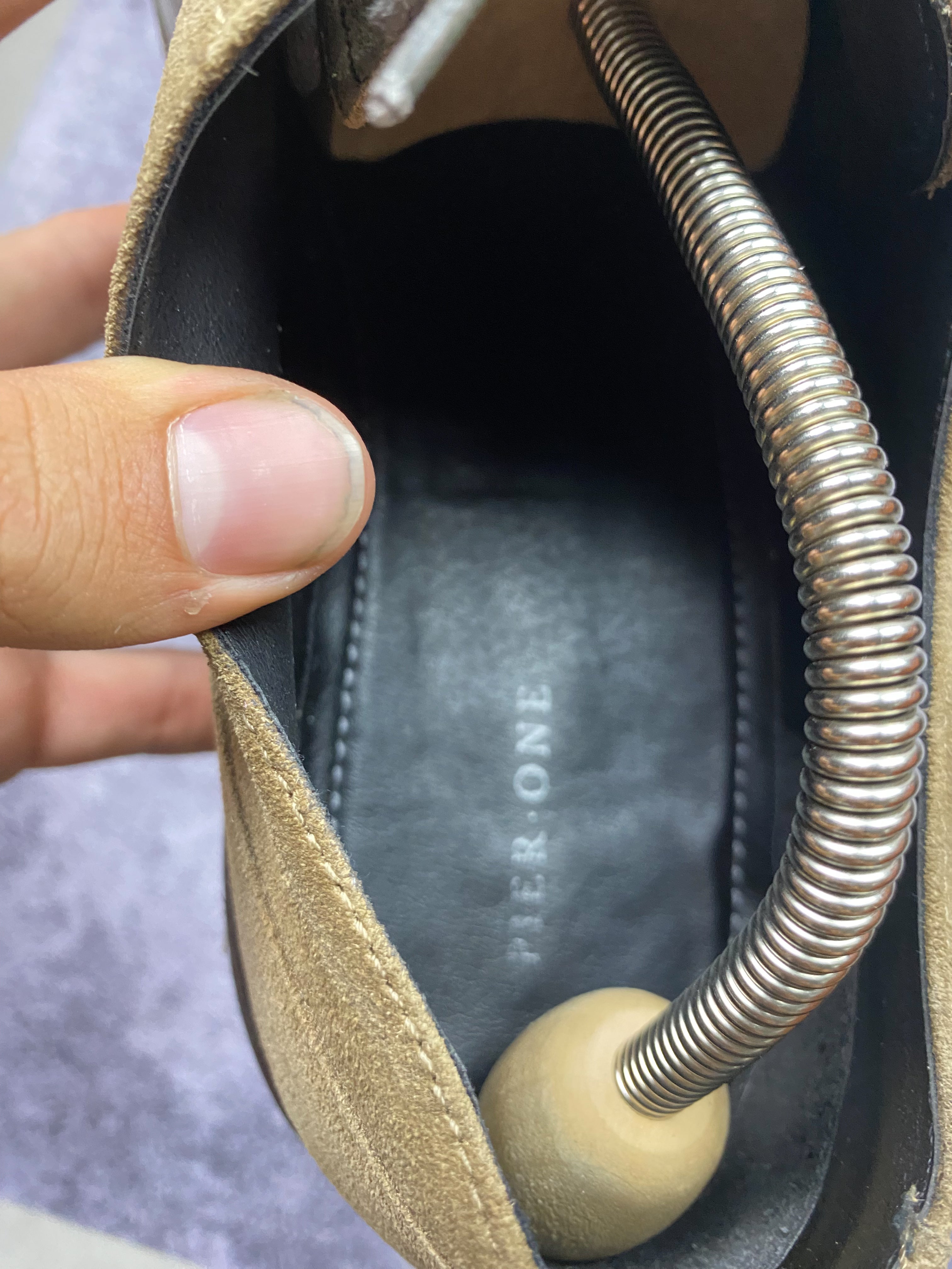 Pier One Beige Suede Leather Loafers 45 – Elegant Casual