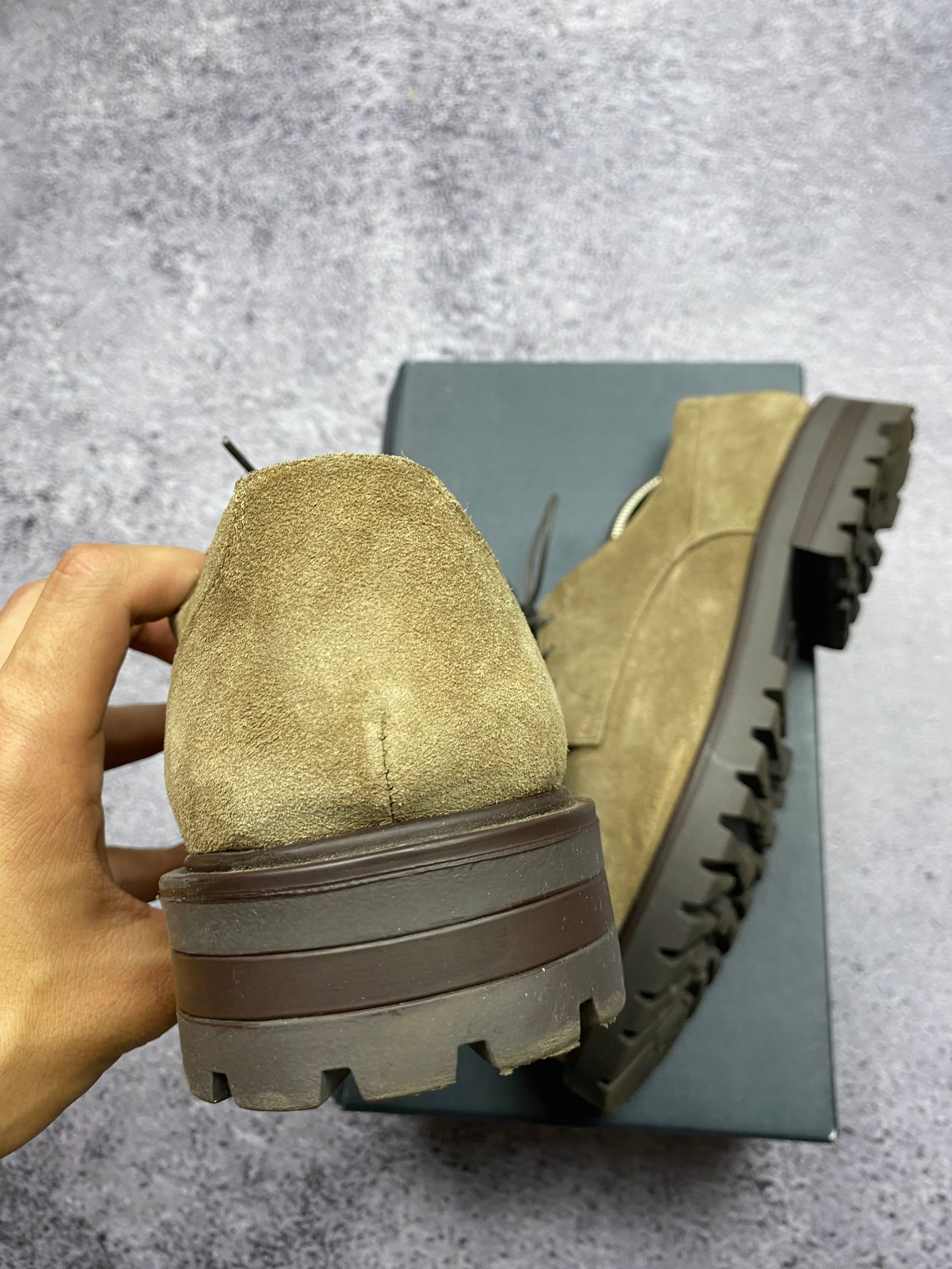Pier One Beige Suede Leather Loafers 45 – Elegant Casual