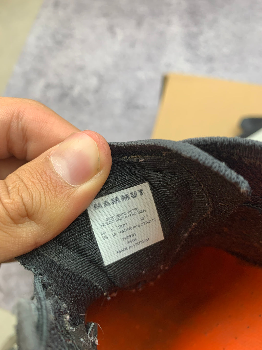 Mammut Hueco Knit II Low – sneakersy outdoorowe trekkingowe r. 43 1/3