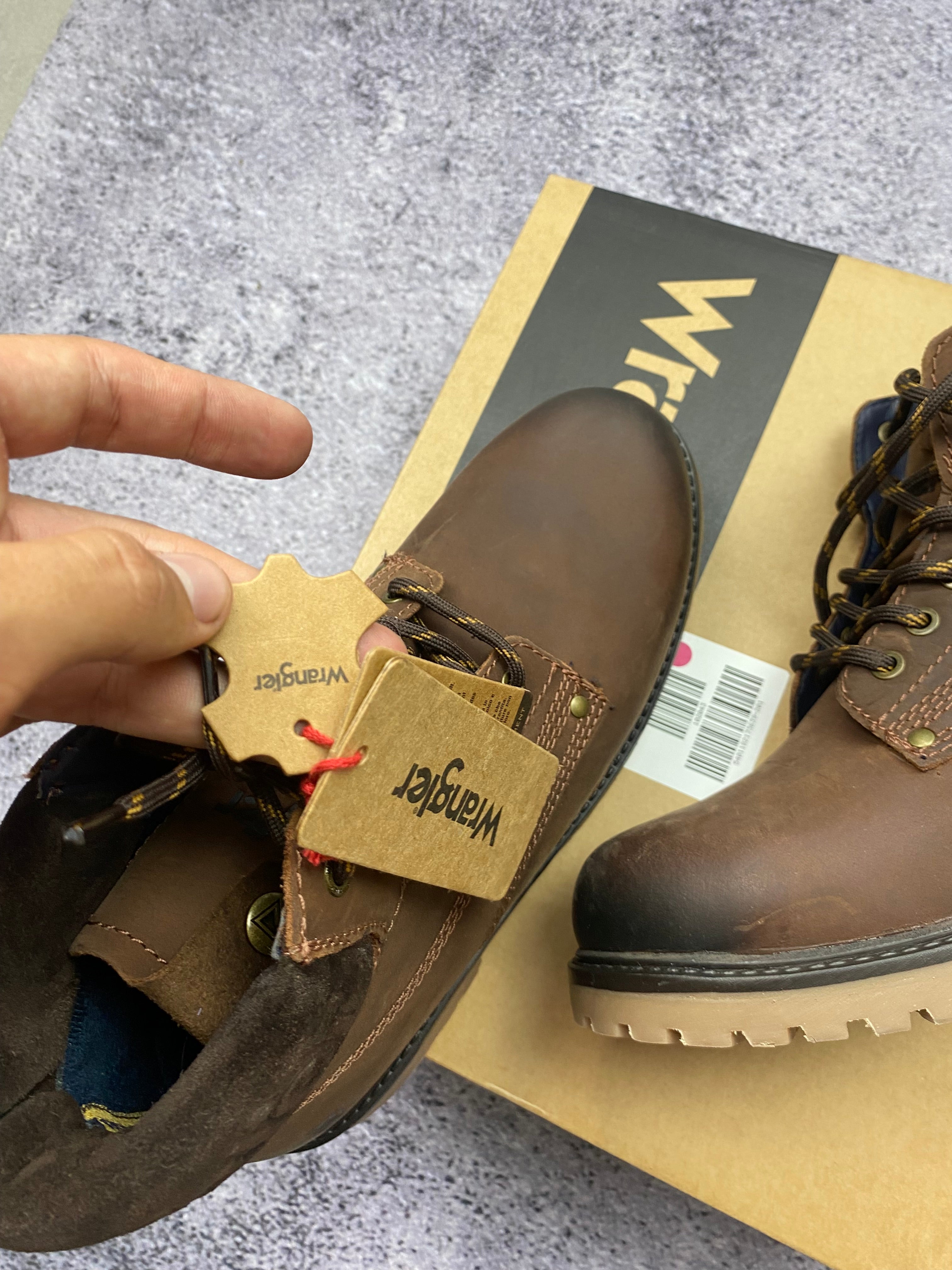 Wrangler Creek Mid – men's leather ankle boots size 42