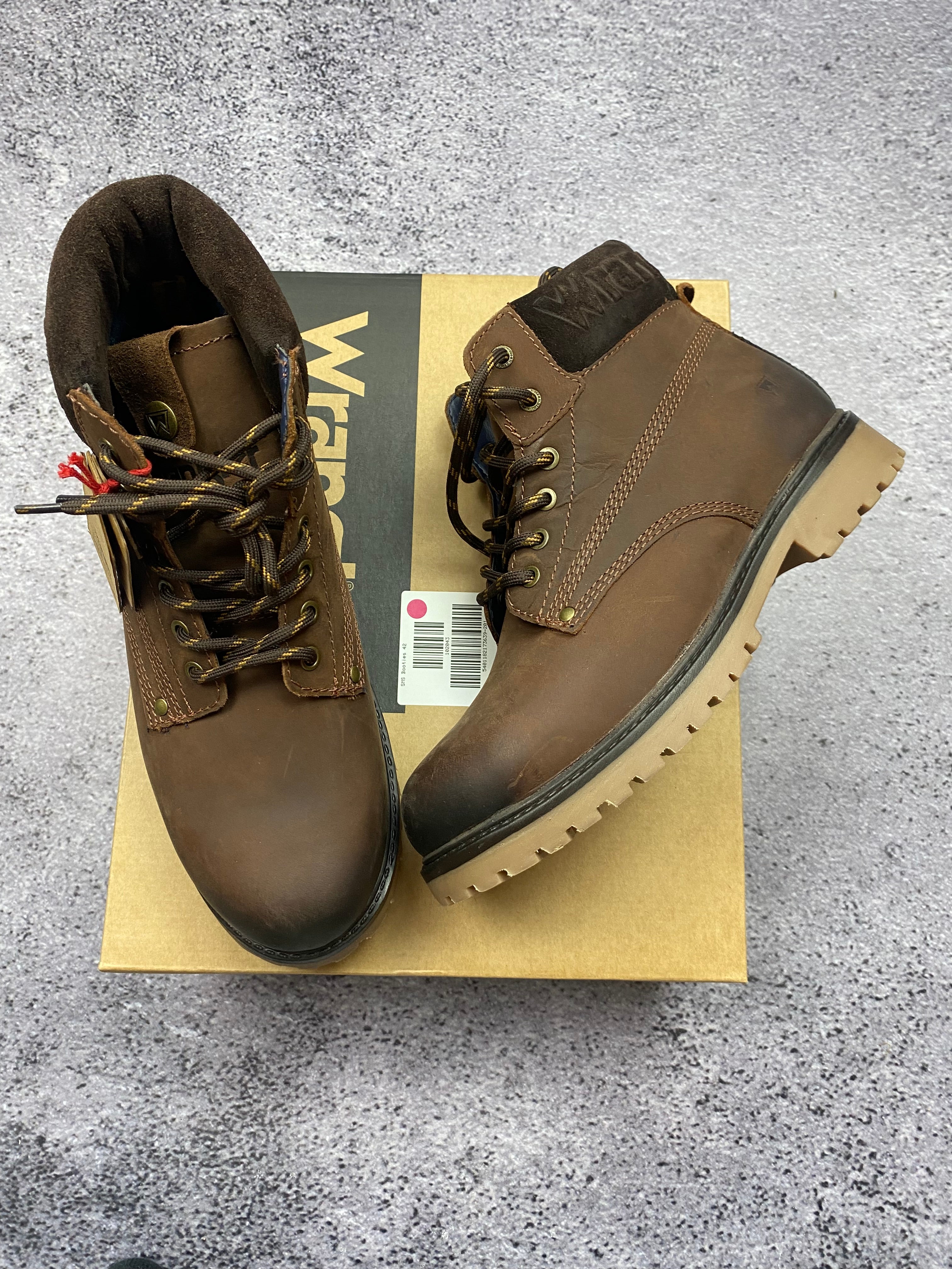 Wrangler Creek Mid – men's leather ankle boots size 42