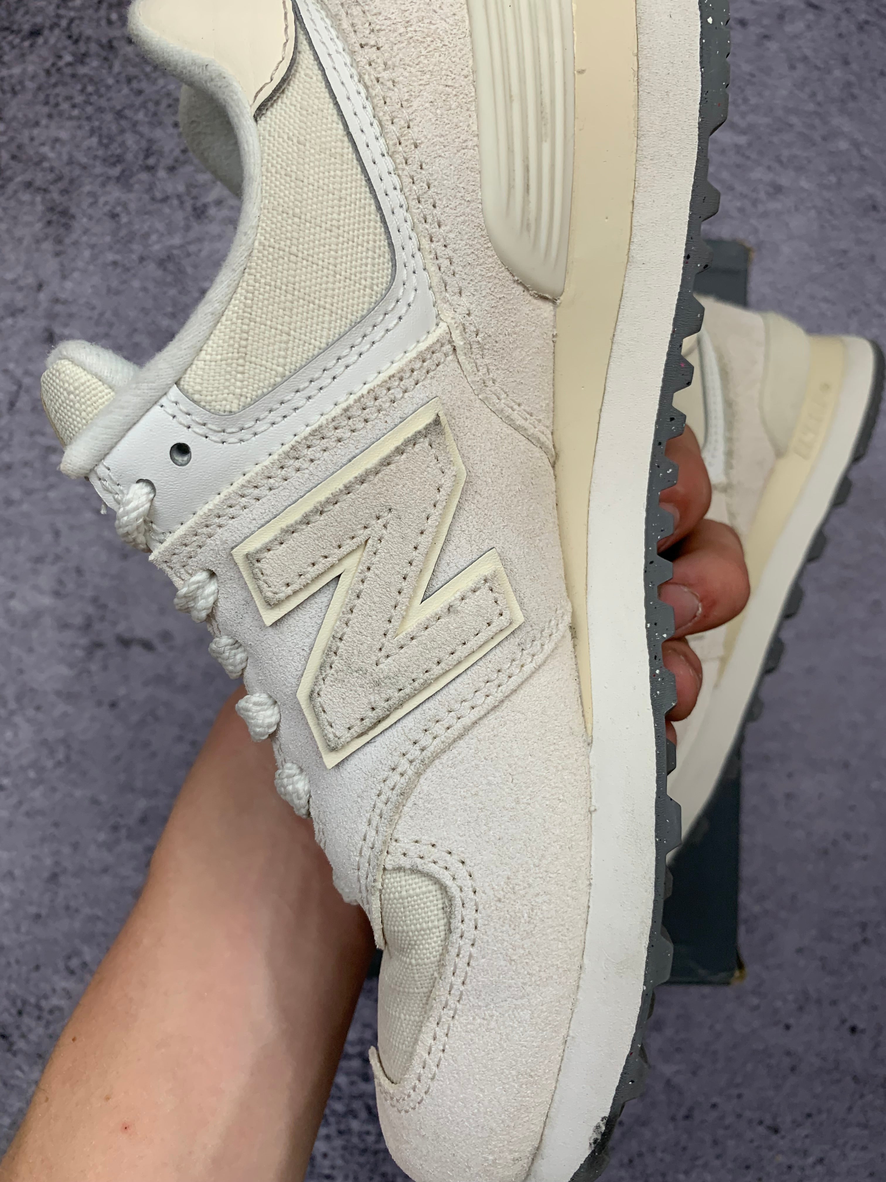 New Balance WL574RBL 574 Sneakersy Damskie Beżowe Cream r. 38 stan idealny + box