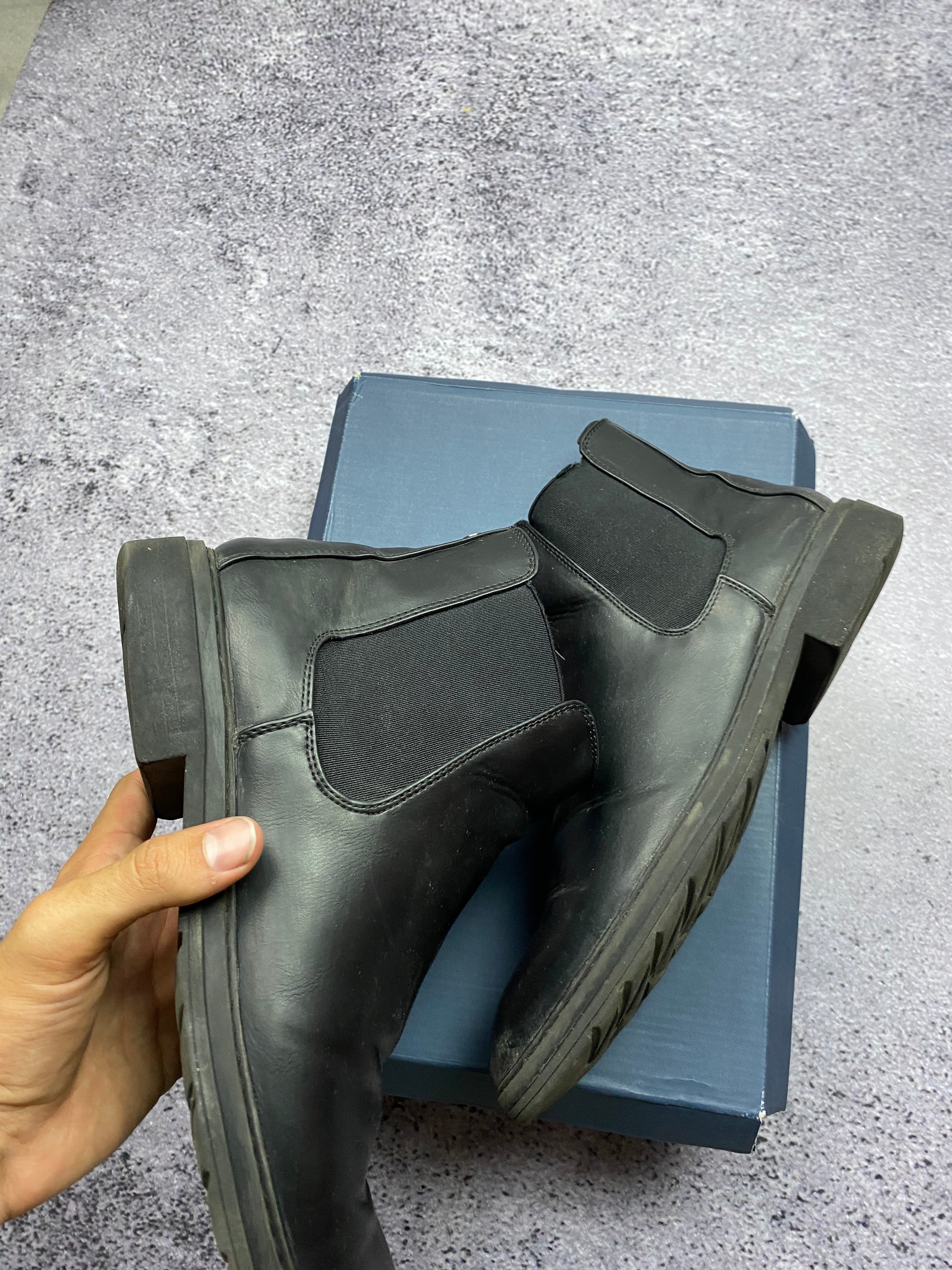 Pier One Chelsea Leather Boots 45