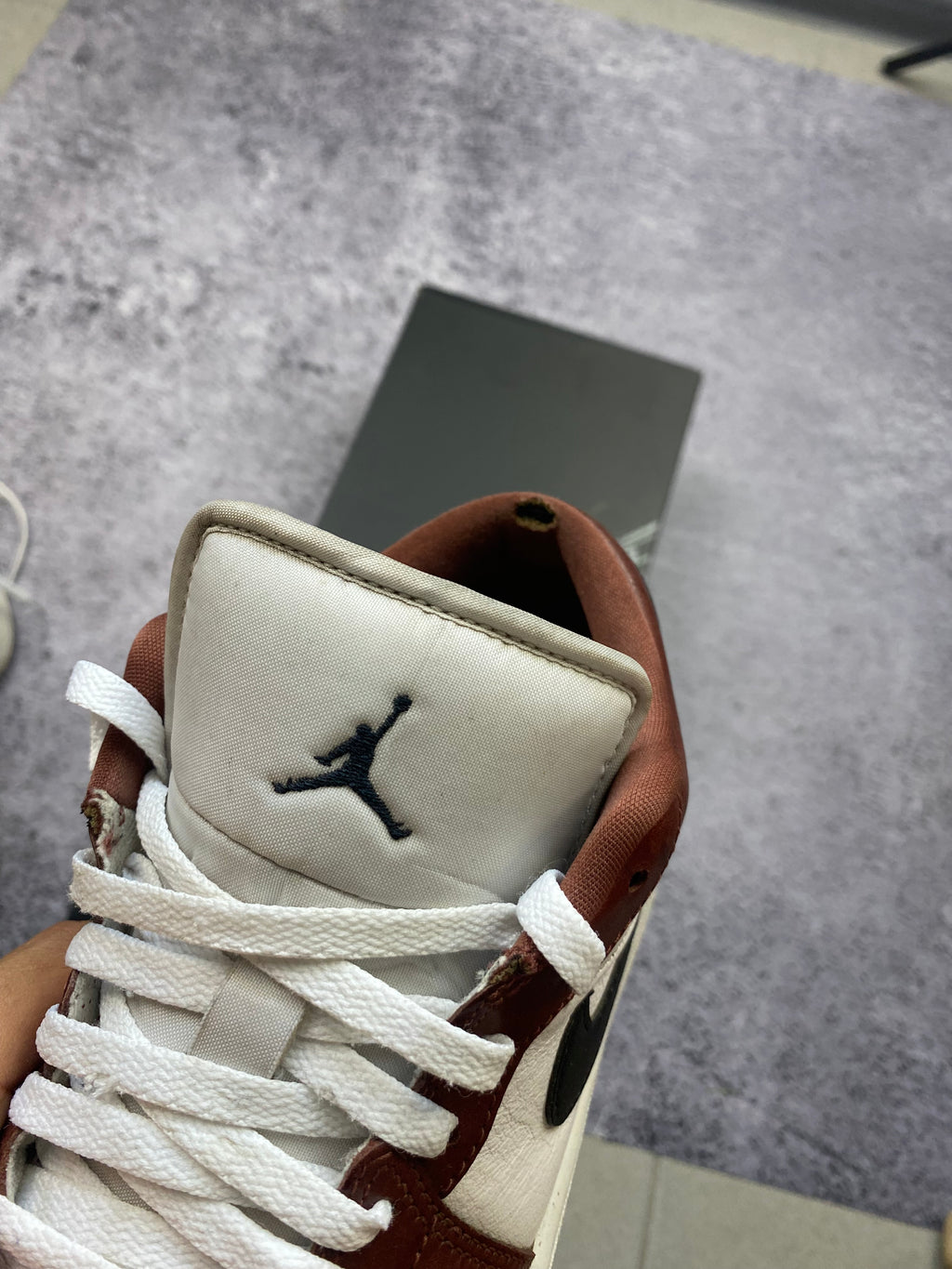 Air Jordan 1 Low white-brown size 41