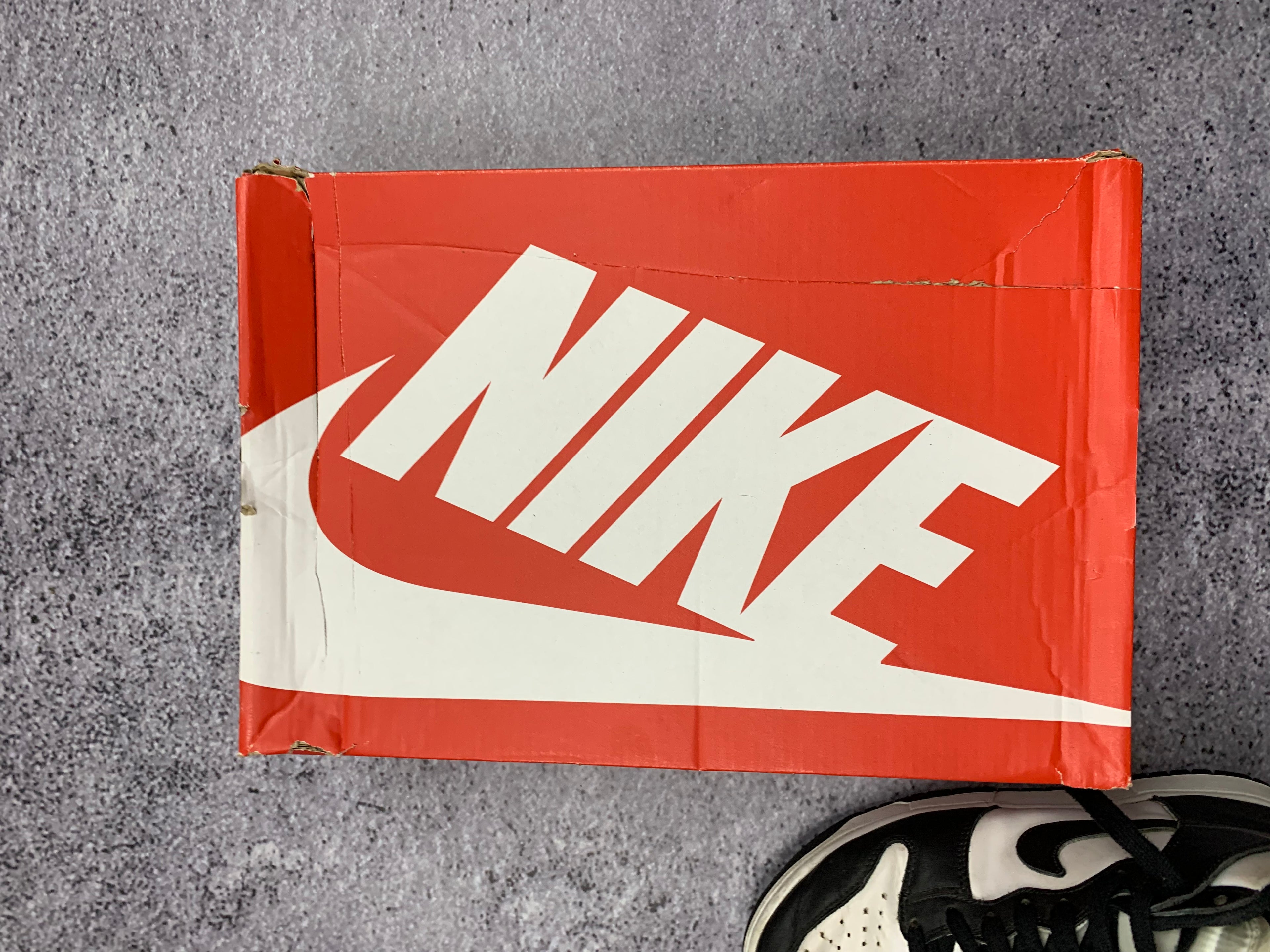 Nike Dunk High White Black Sneakersy Skórzane r. 39 + Box