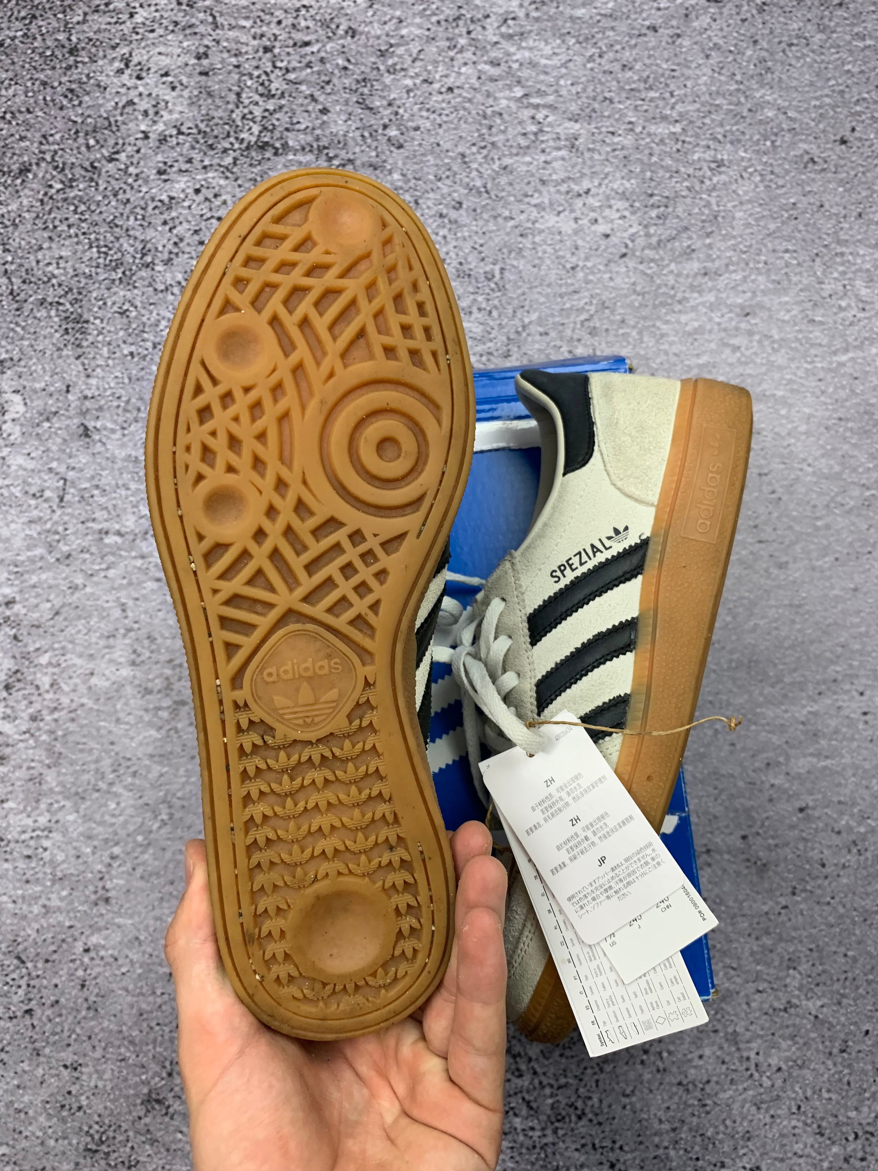 Adidas Handball Spezial Jasne Zamszowe Sneakersy r. 39 1/3 Nowe + Metki + Box