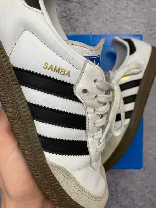 Adidas Samba OG r. 38 biało-czarne skórzane