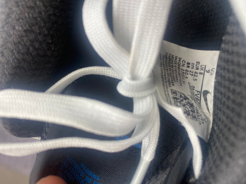 Nike Air Force 1 Low White Navy Stars Custom Sneakers Limited Edition US 9