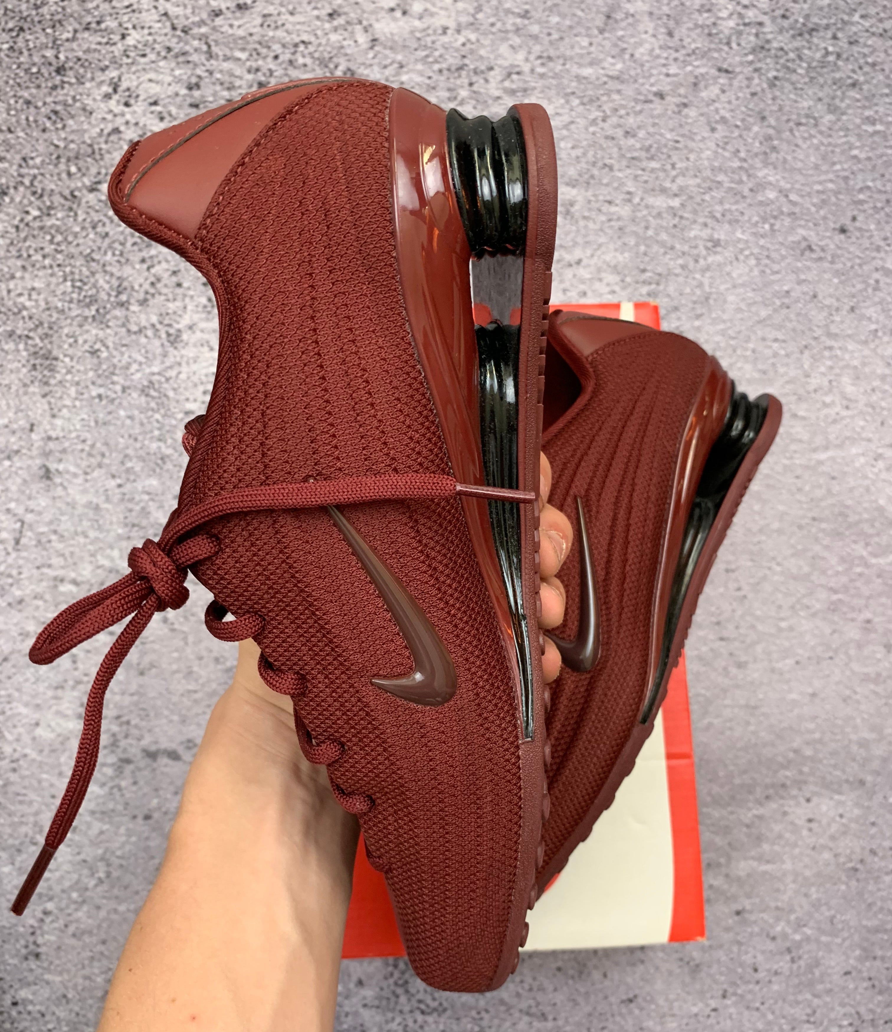 Nike Shox Z – sneakersy damskie r. 38 bordowe + box