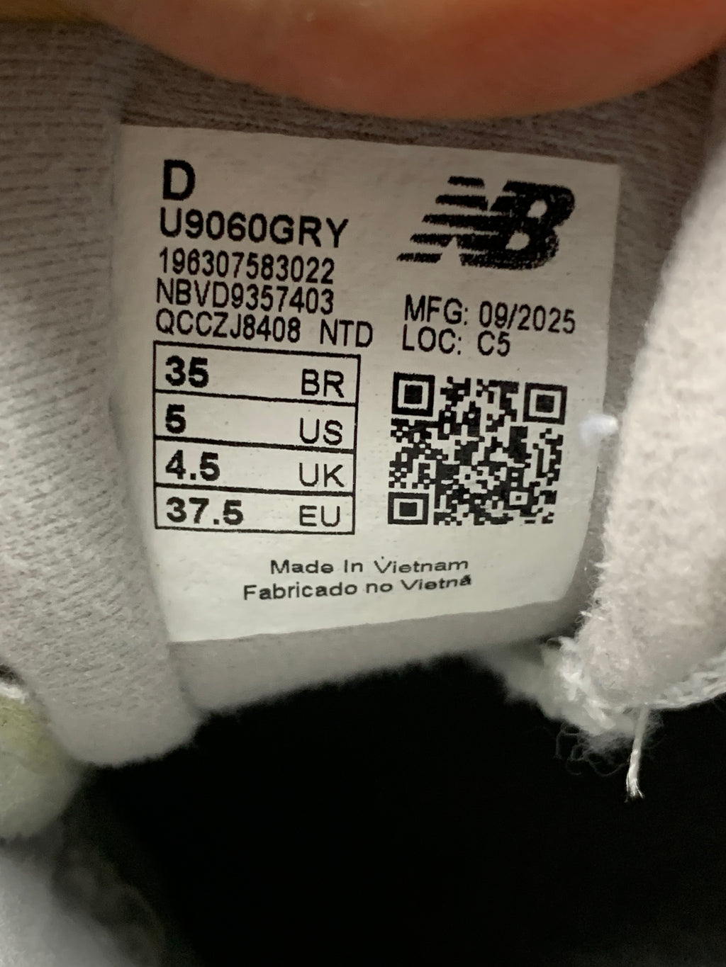 New Balance 9060 Grey U9060GRY r. 37,5 sneakersy nowe z boxem