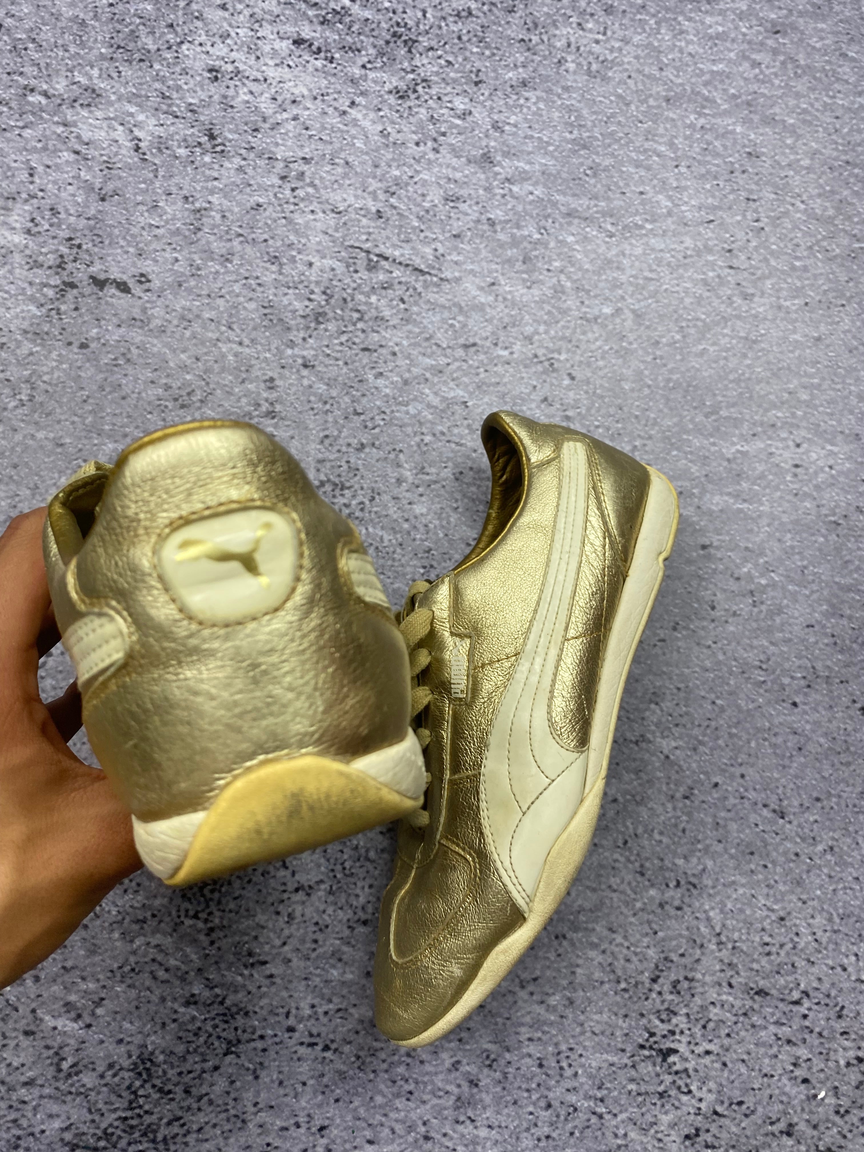 Puma skórzane sneakersy Gold – buty sportowe r. 42