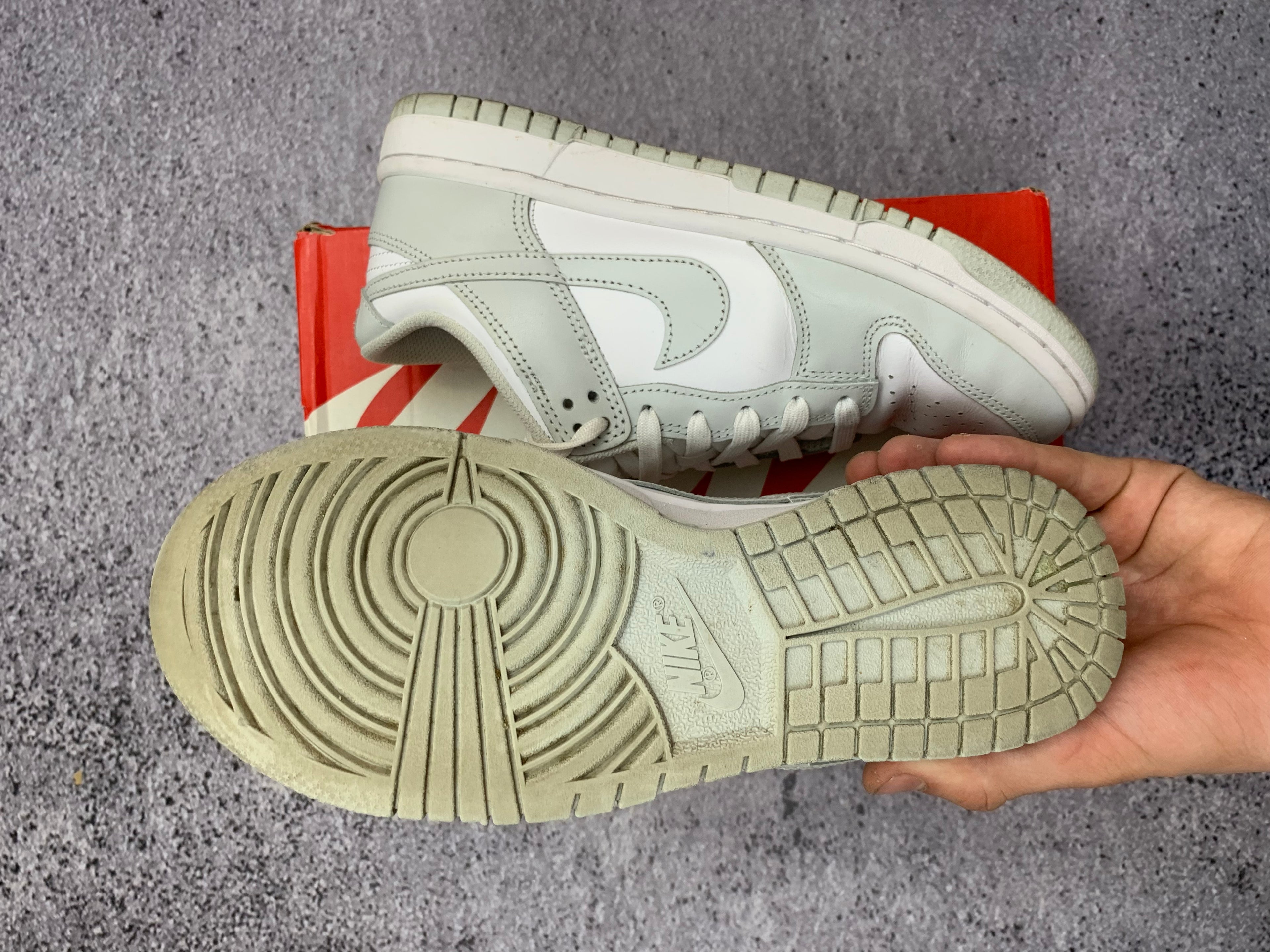 Nike Dunk Low Photon Dust r. 38 biało-szare z pudełkiem