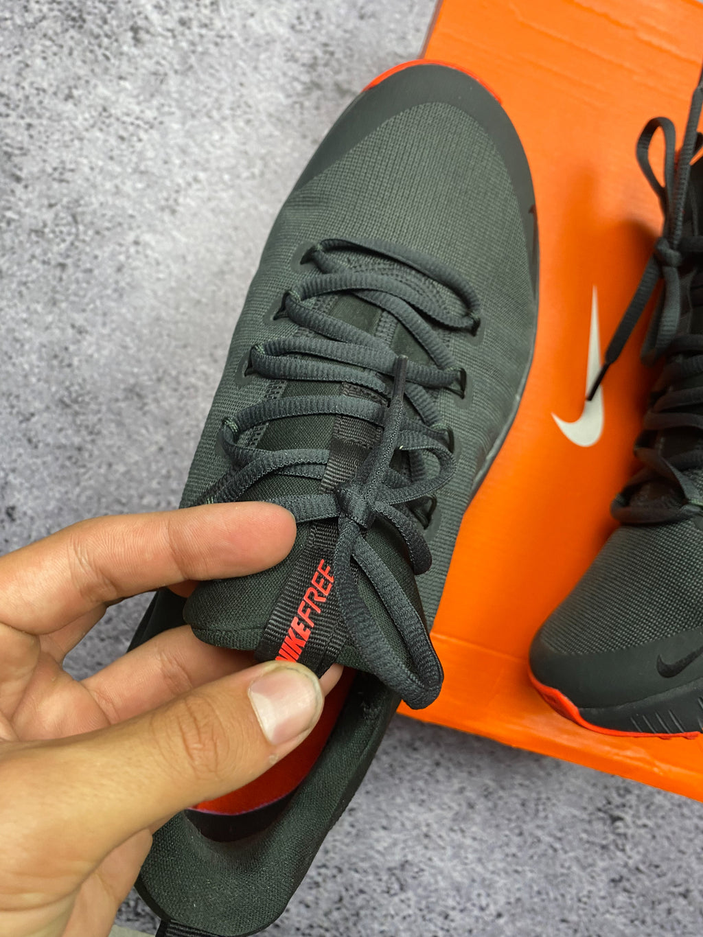 Nike Free RN Black Orange 44 – lightweight sports shoes