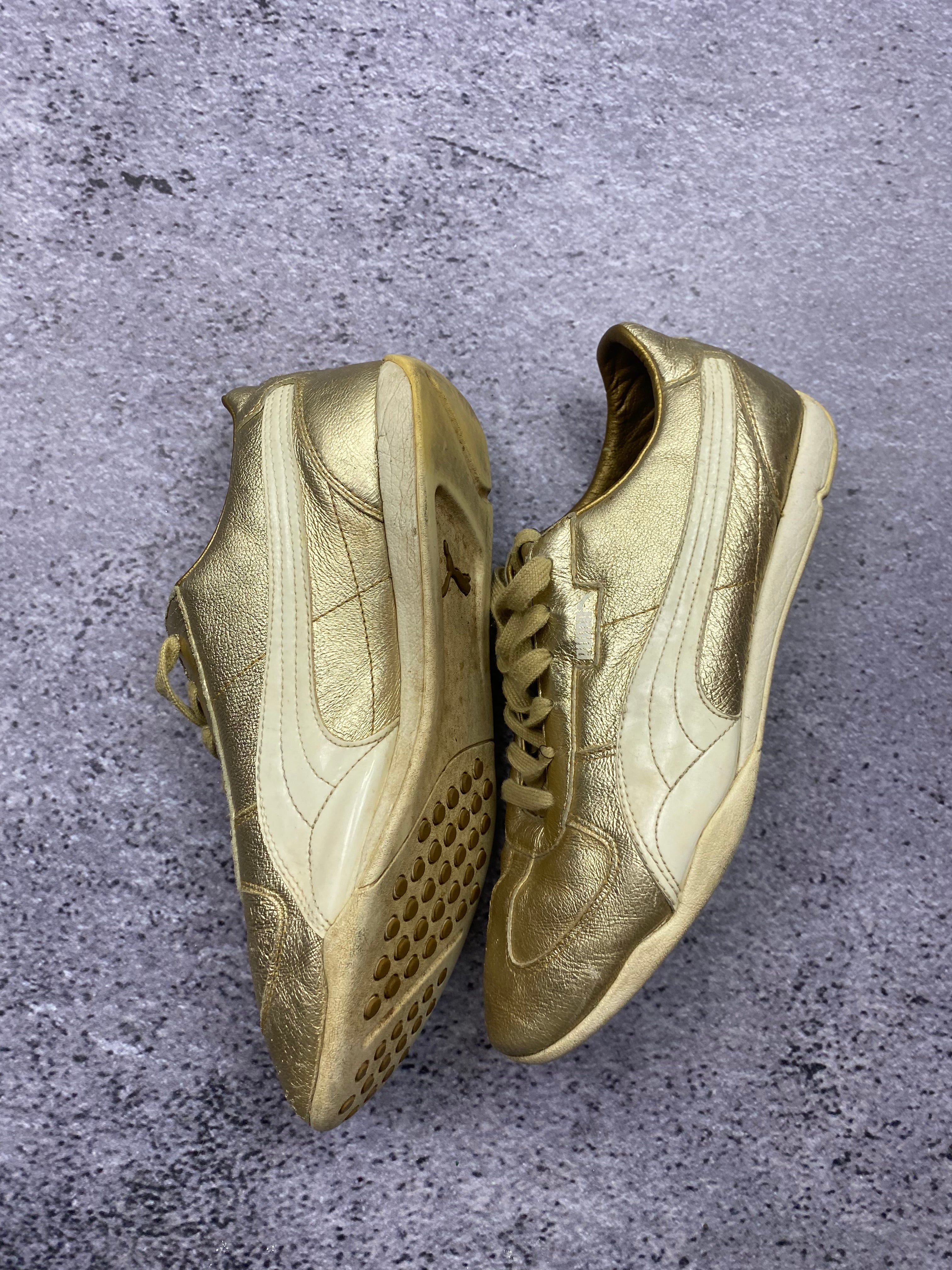 Puma skórzane sneakersy Gold – buty sportowe r. 42