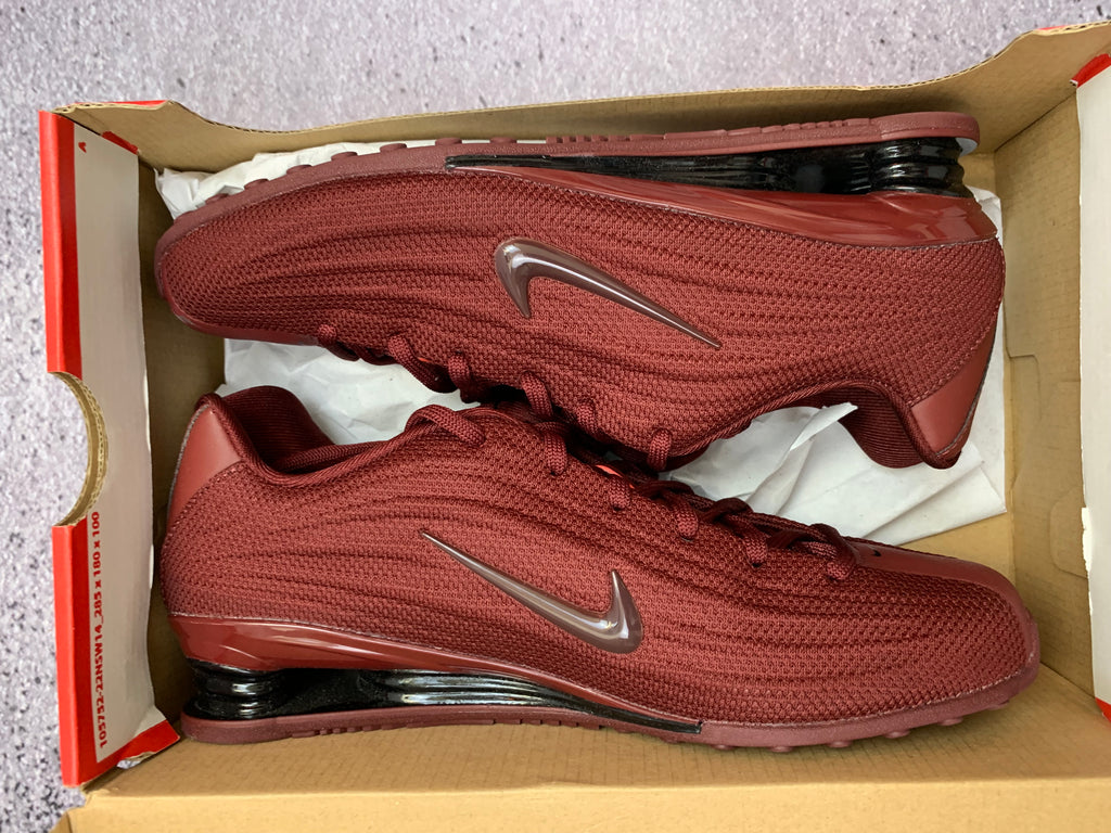 Nike Shox Z – sneakersy damskie r. 38 bordowe + box