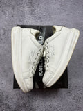 Karl Lagerfeld Kapri Karl Ikonik White Leather Sneakers Designer Luxury Shoes EU 40
