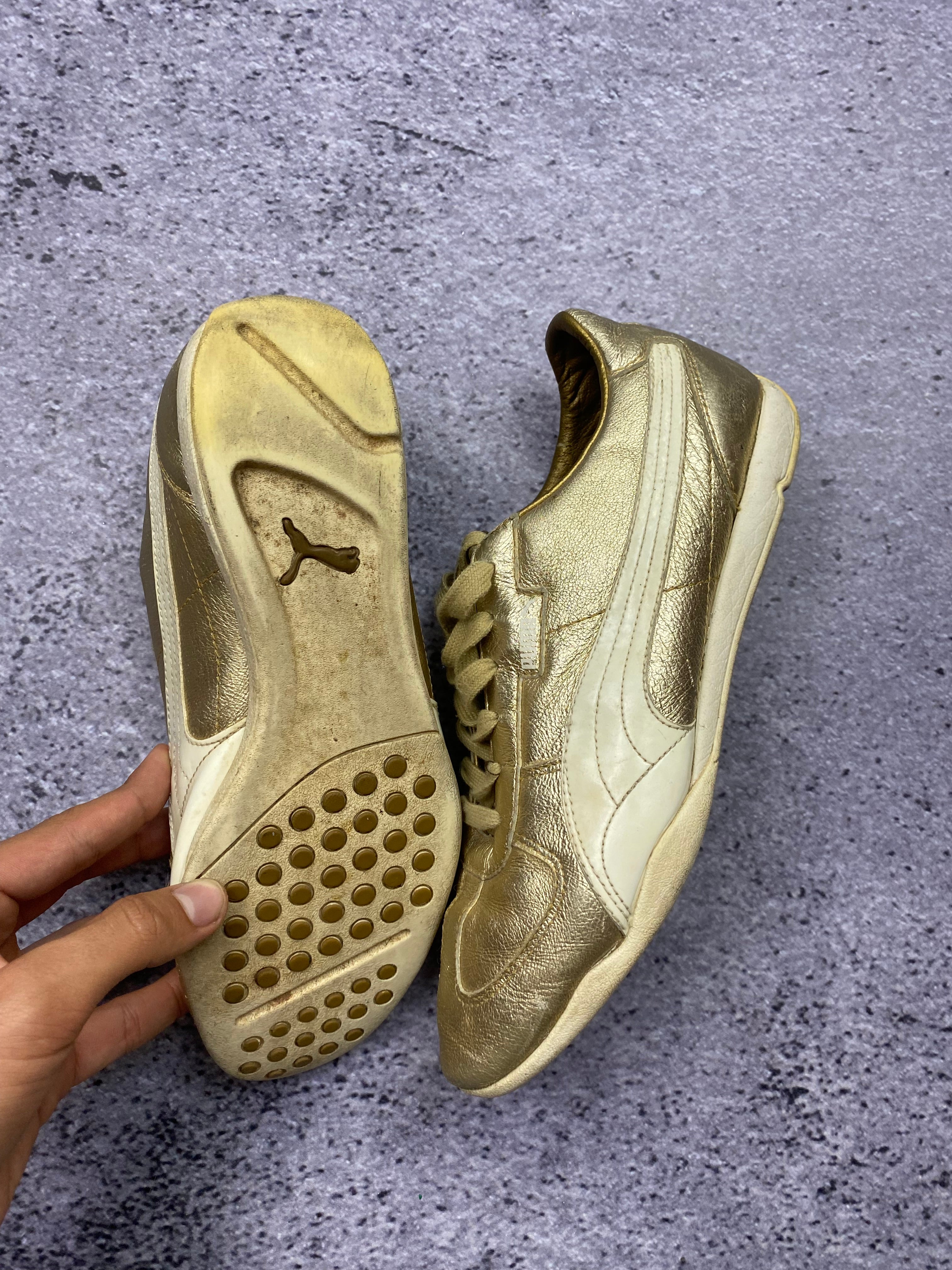 Puma skórzane sneakersy Gold – buty sportowe r. 42