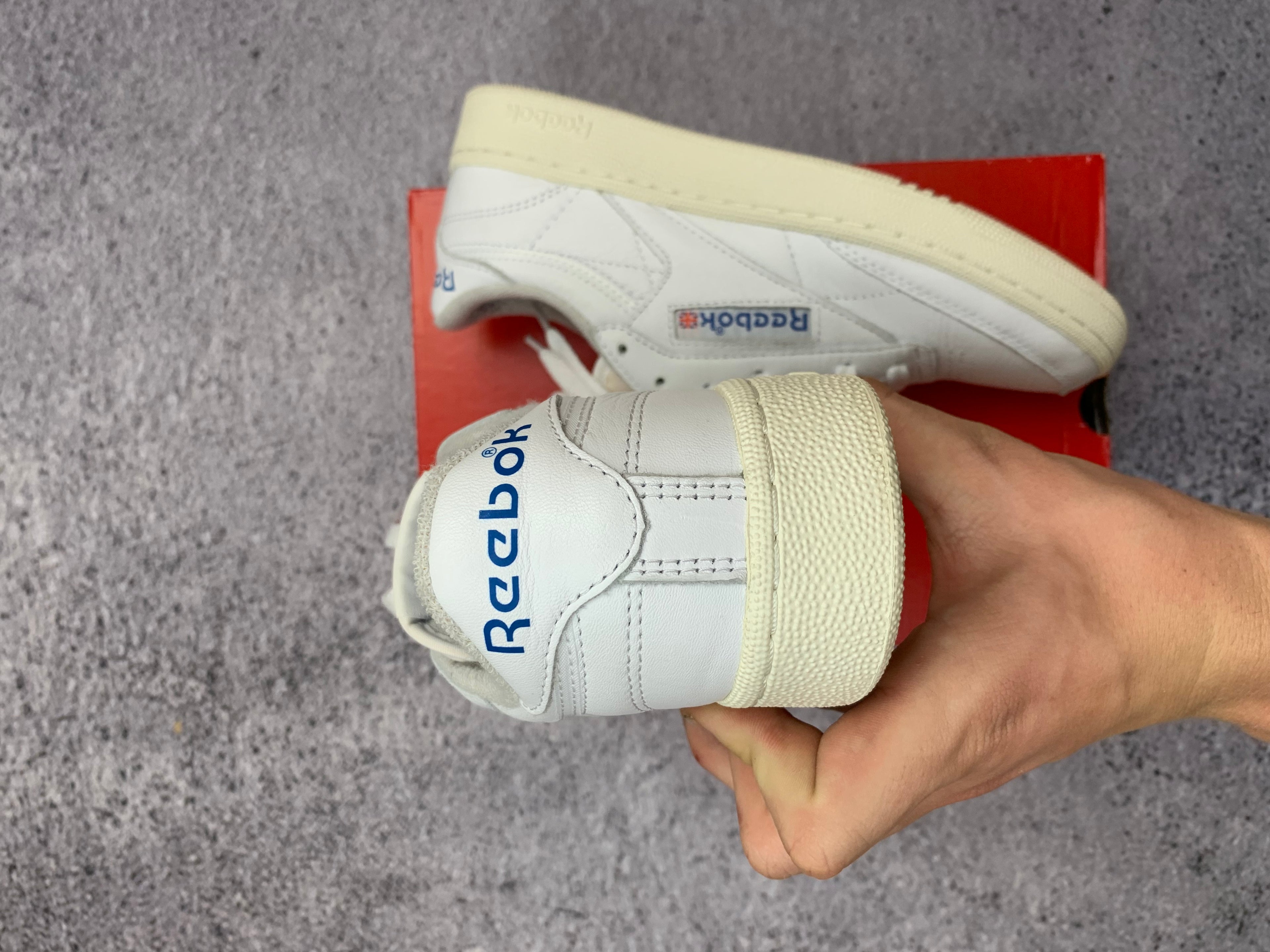 Reebok Club C Double damskie r. 38,5 białe skórzane nowe z pudełkiem