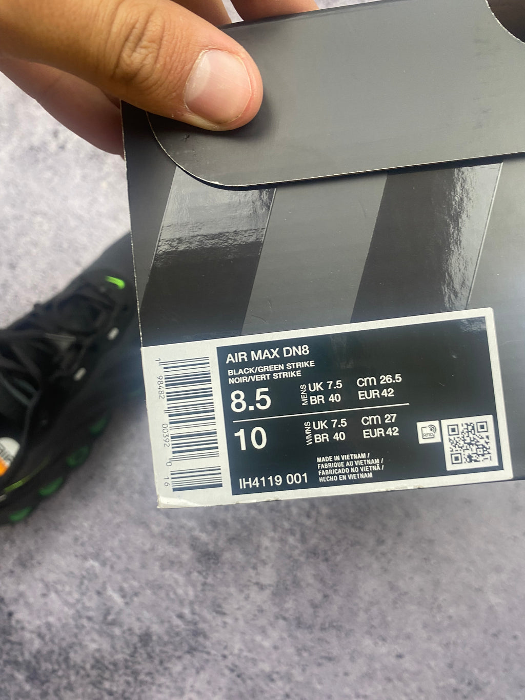 Nike Air Max Dn Black Green – sneakersy r. 42