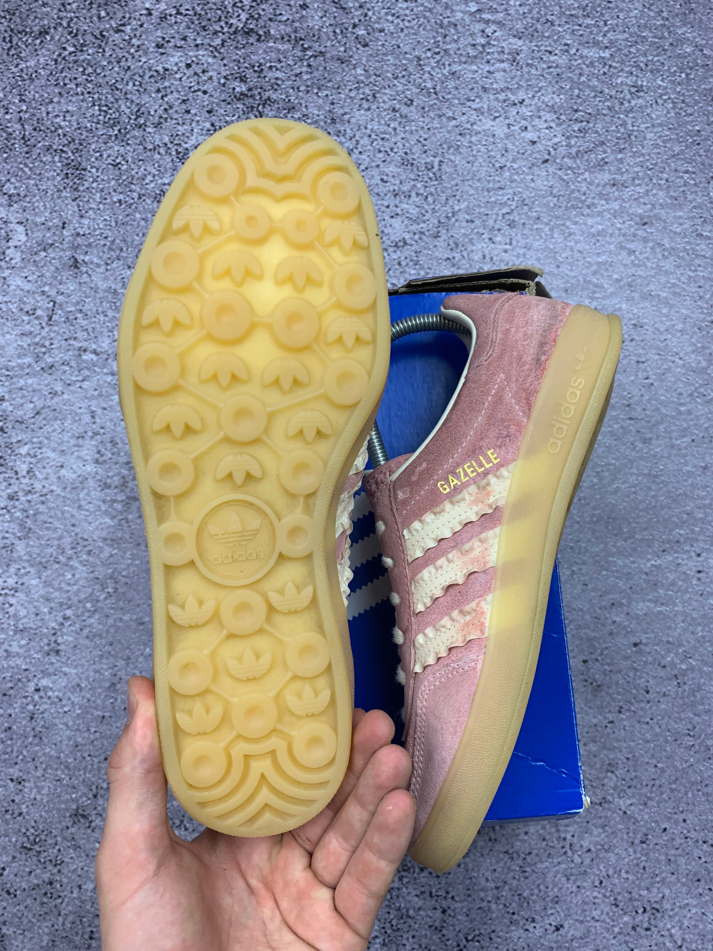 Adidas Gazelle Indoor W Różowe Zamszowe Sneakersy r. 39 1/3 Idealne + Box