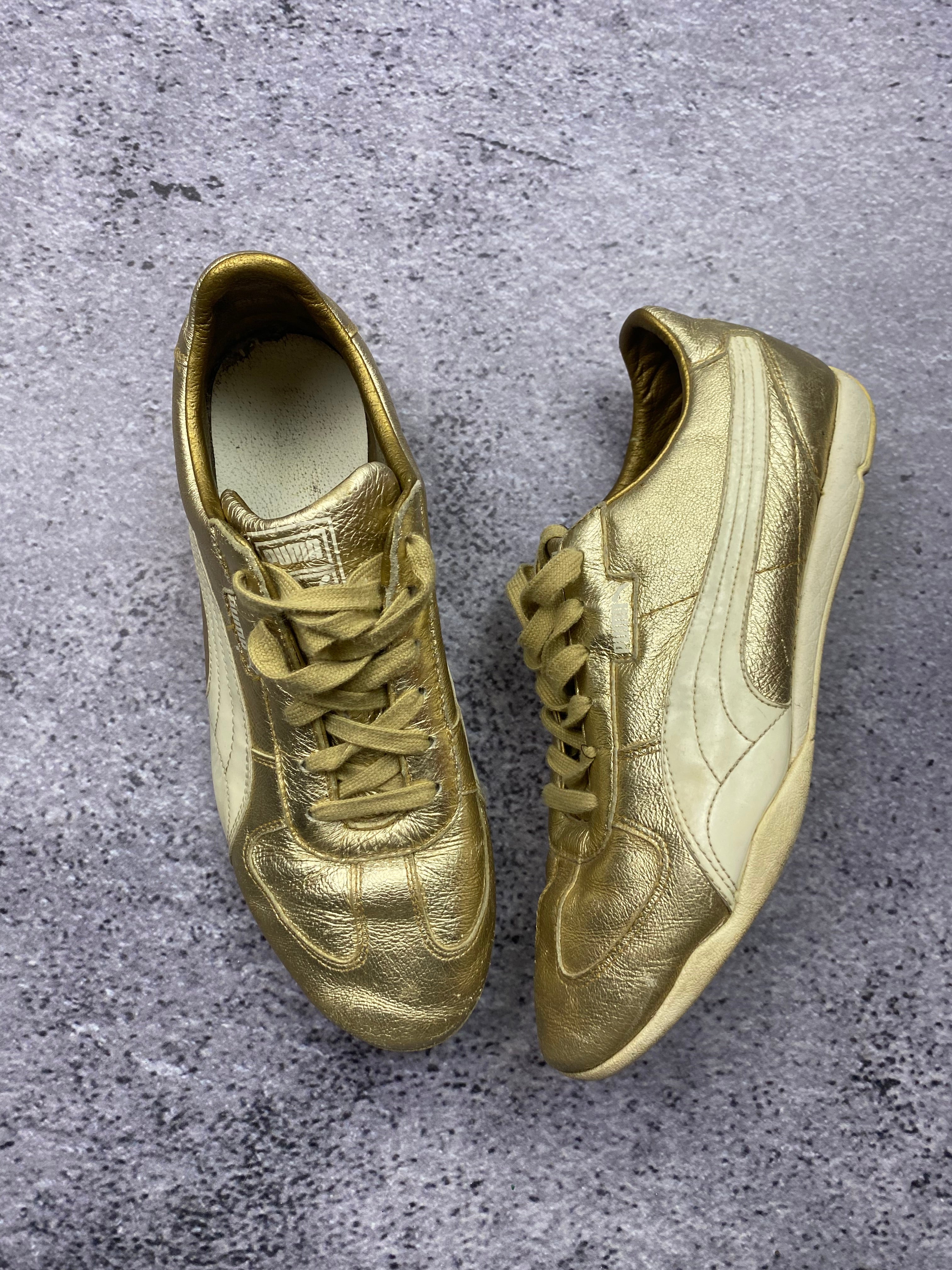 Puma skórzane sneakersy Gold – buty sportowe r. 42