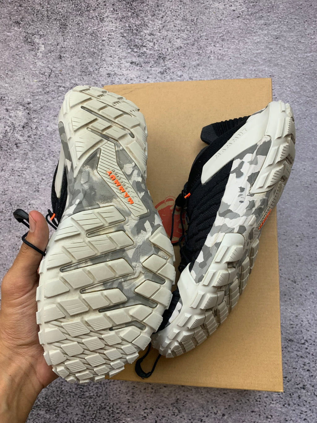 Mammut Hueco Knit II Low – sneakersy outdoorowe trekkingowe r. 43 1/3