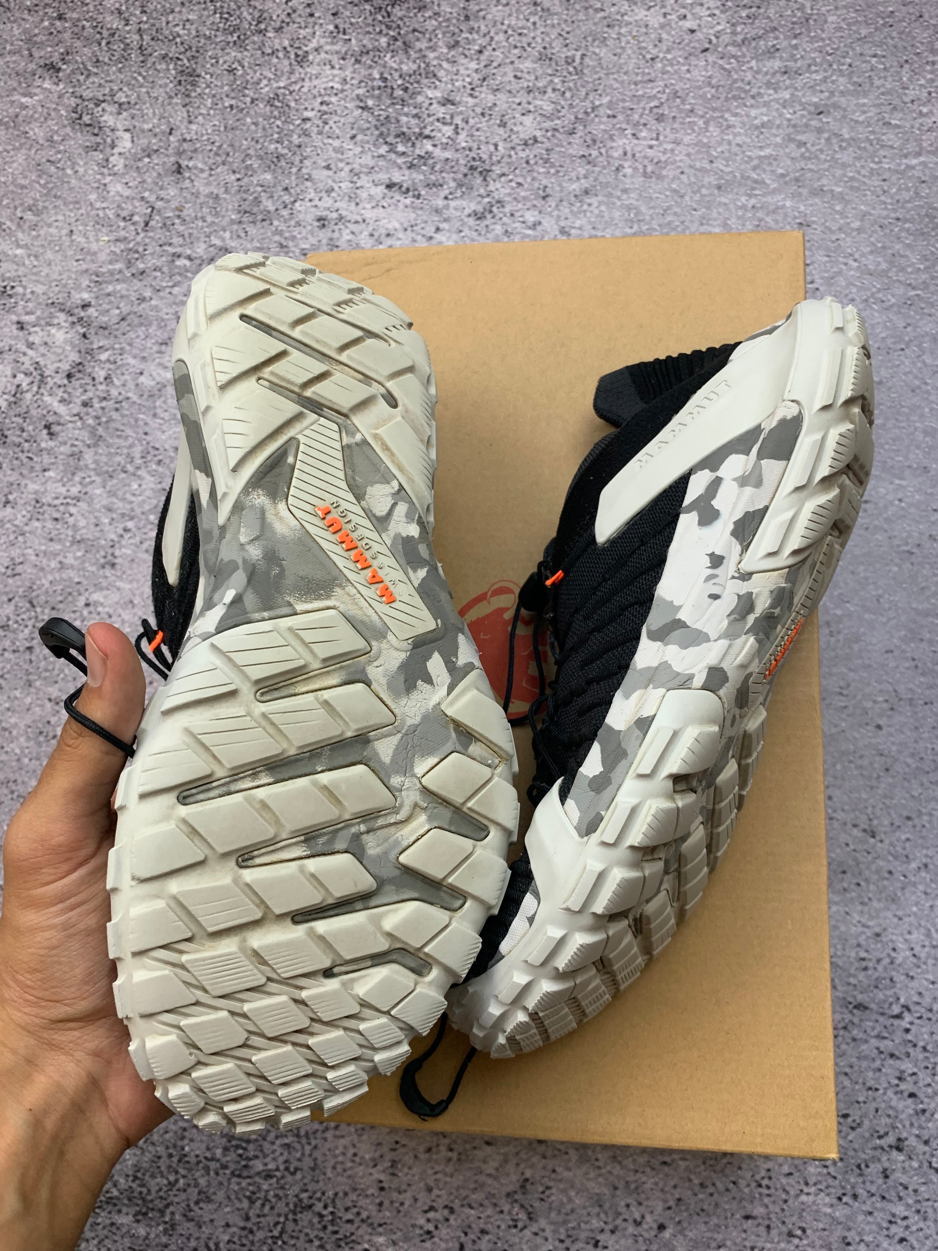 Mammut Hueco Knit II Low – sneakersy outdoorowe trekkingowe r. 43 1/3