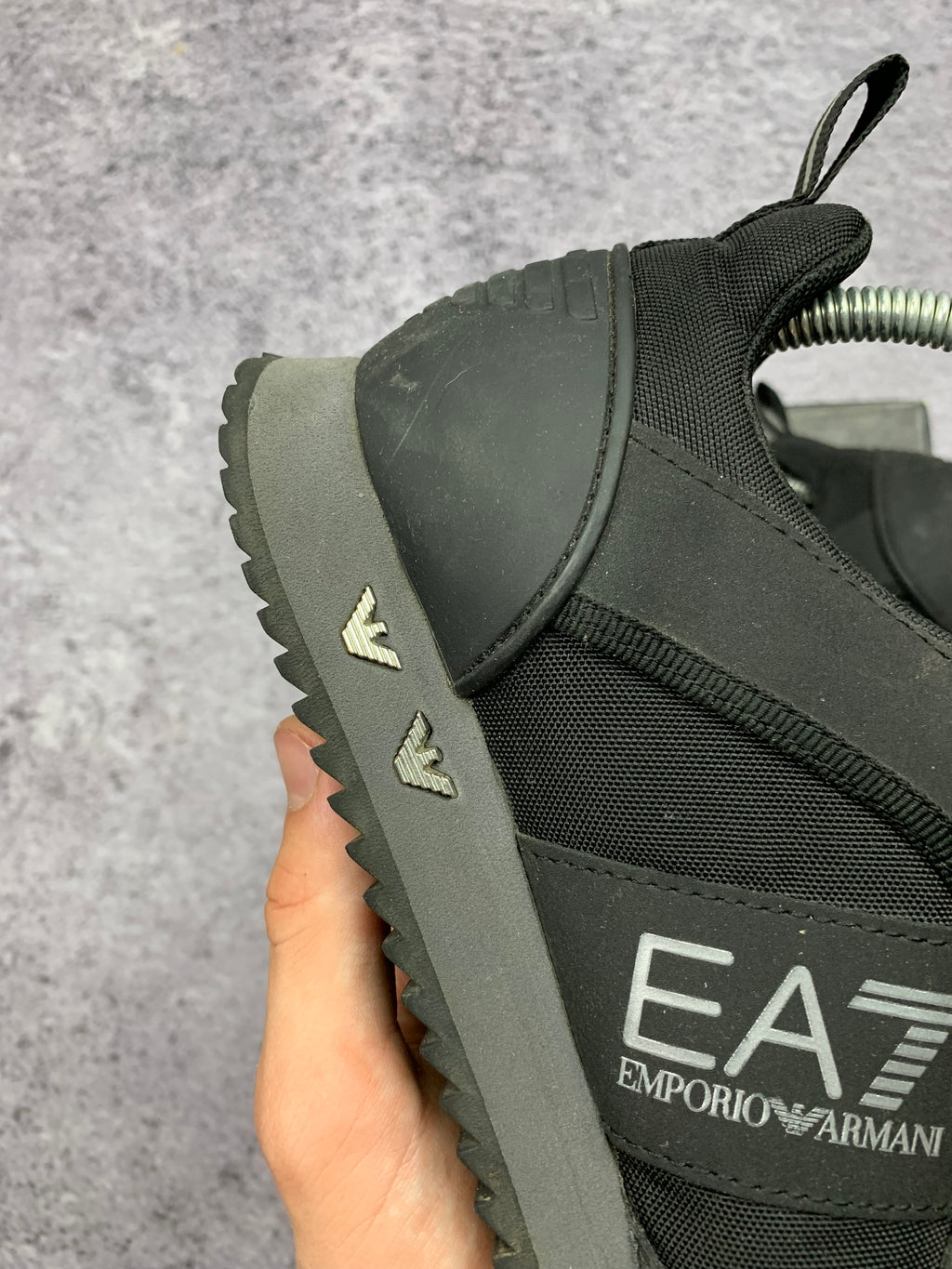 EA7 Emporio Armani Czarne Sneakersy Sportowe r. 39 + Box