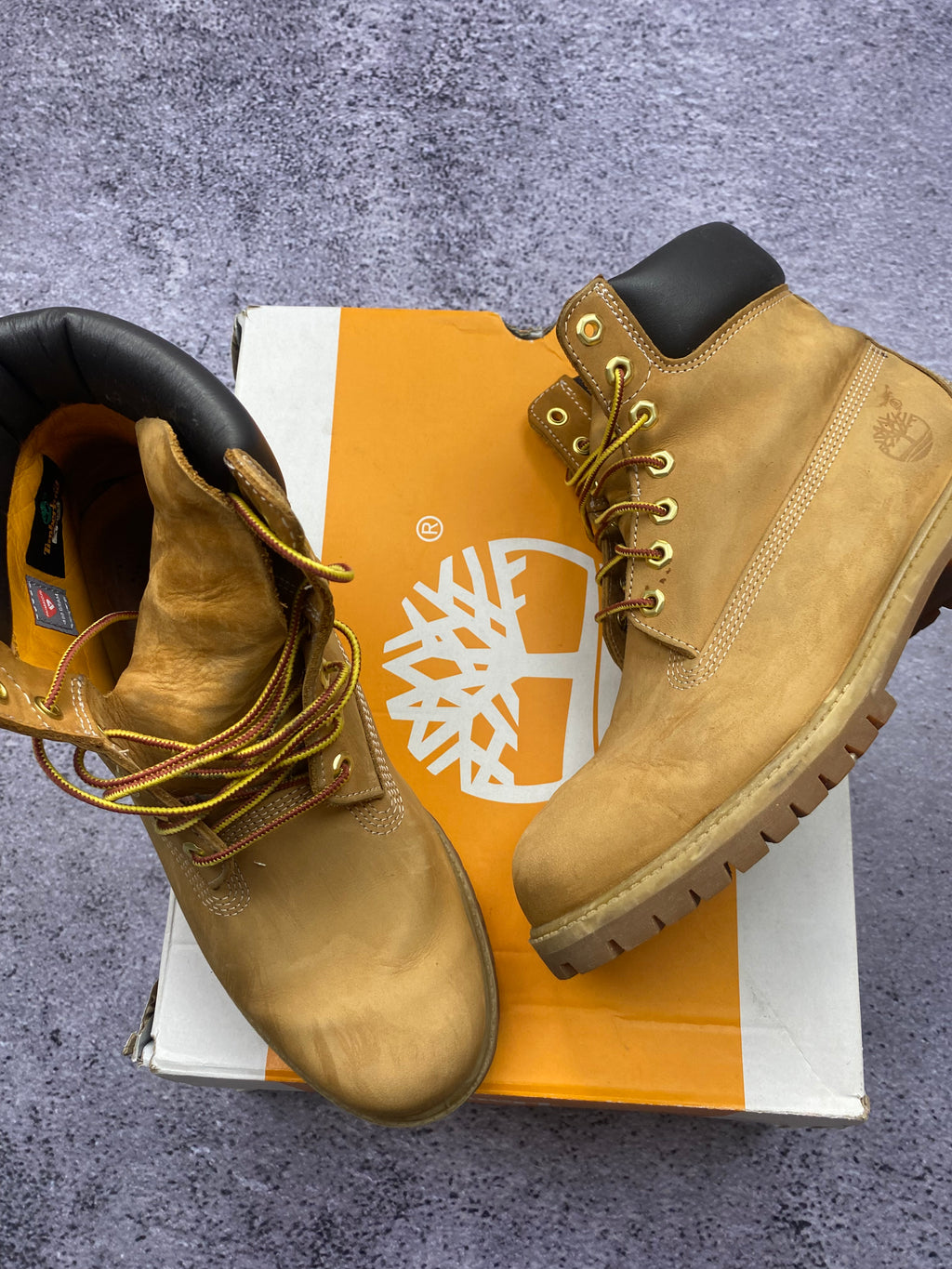 Timberland 6-Inch Premium Boot – leather trapper boots size 42