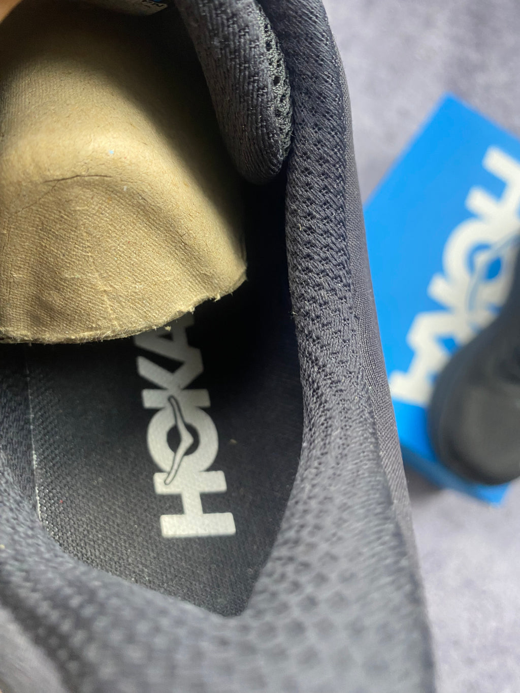 Hoka One One Clifton 9 Triple Black Running Shoes Lightweight Cushioned Trainers EU 40 New