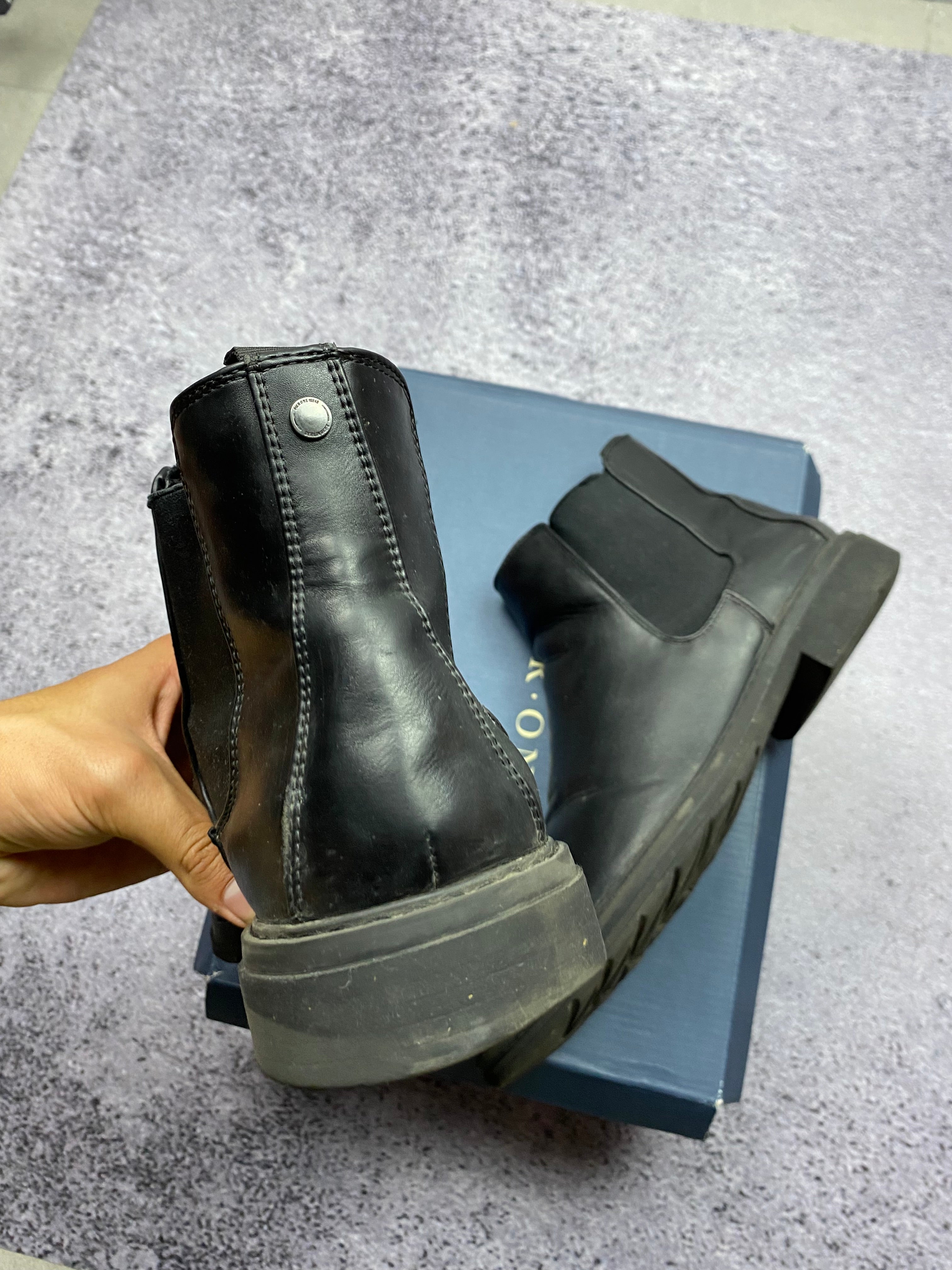Pier One Chelsea Leather Boots 45