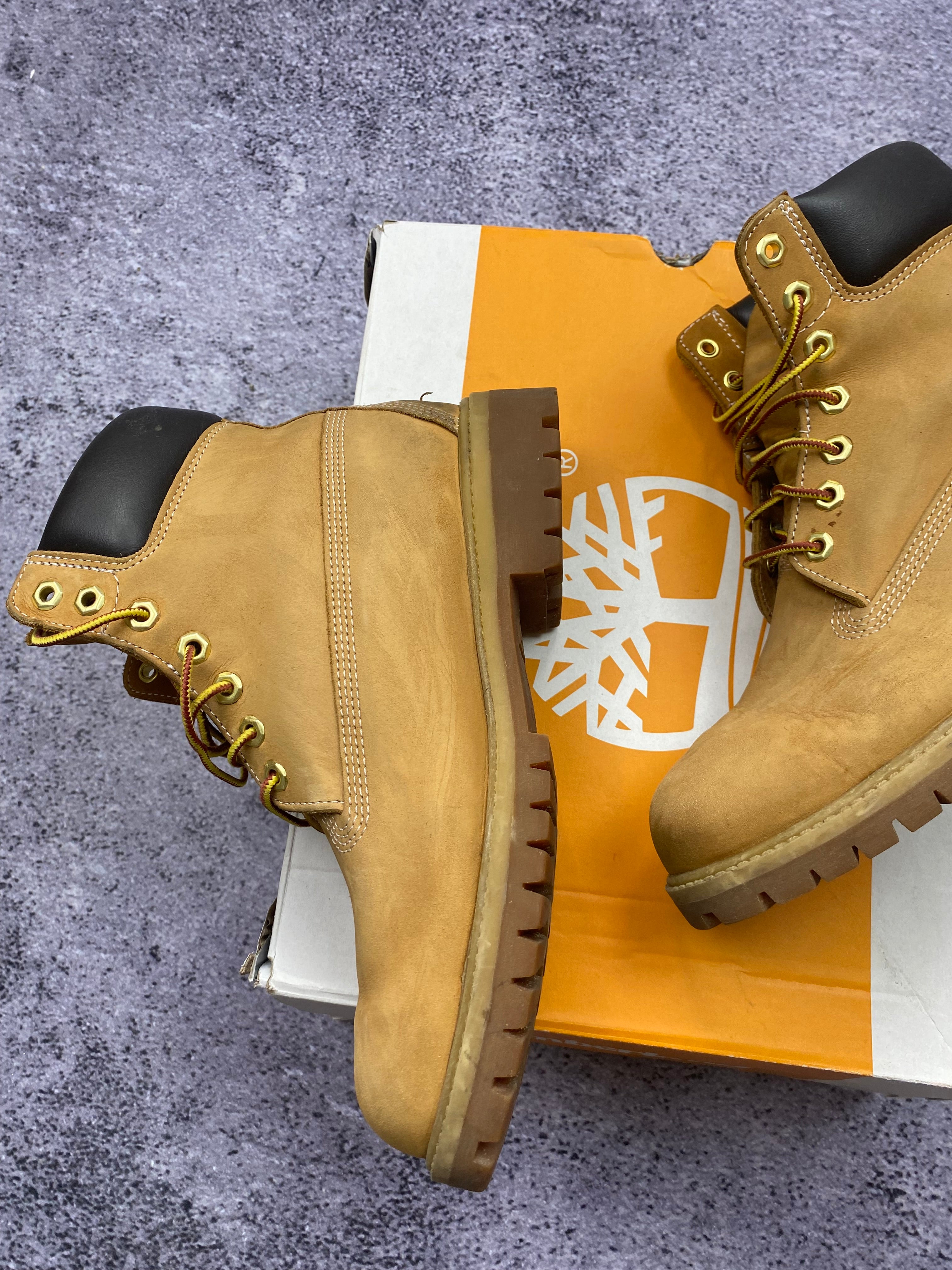 Timberland 6-Inch Premium Boot – leather trapper boots size 42