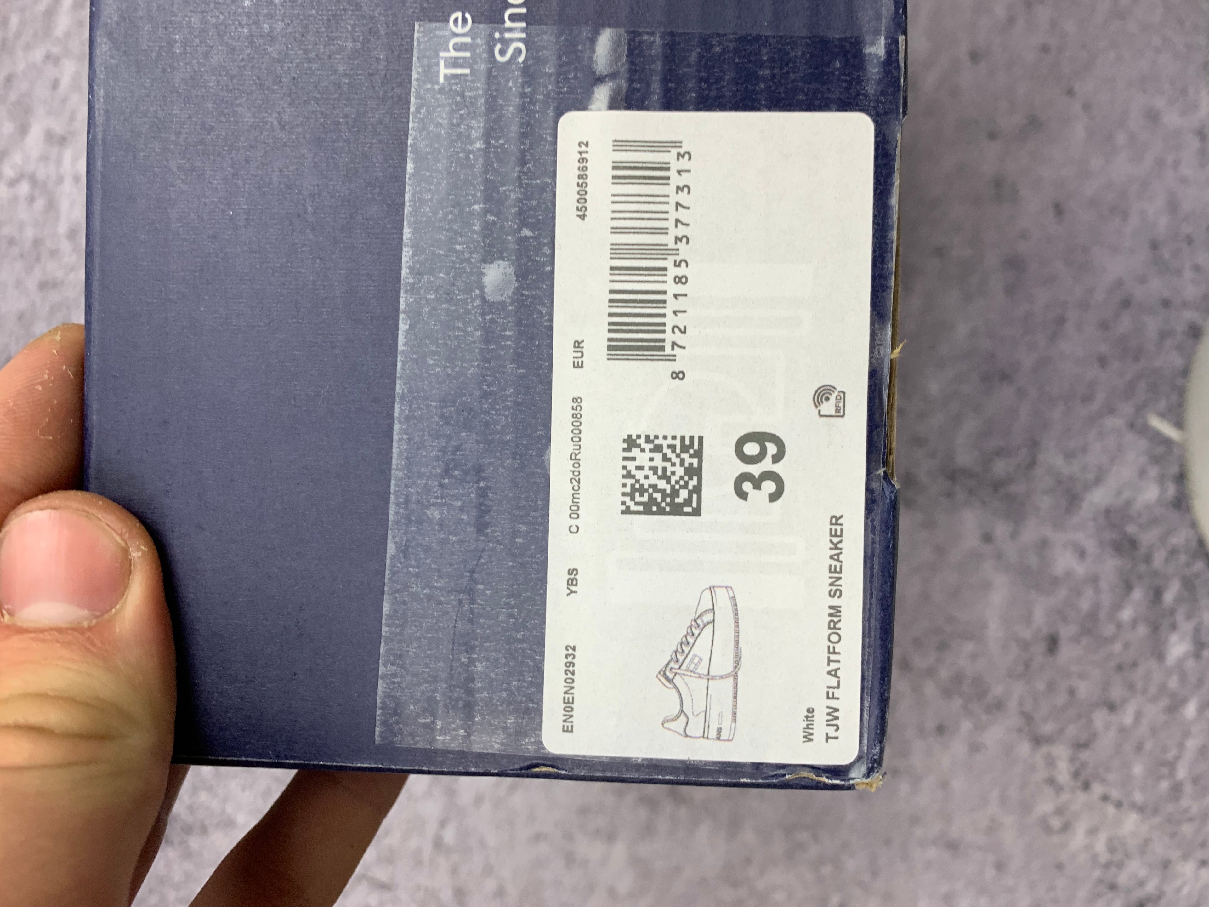 Tommy Jeans TJW Flatform Sneaker Białe Sneakersy Platforma r. 39 + Box