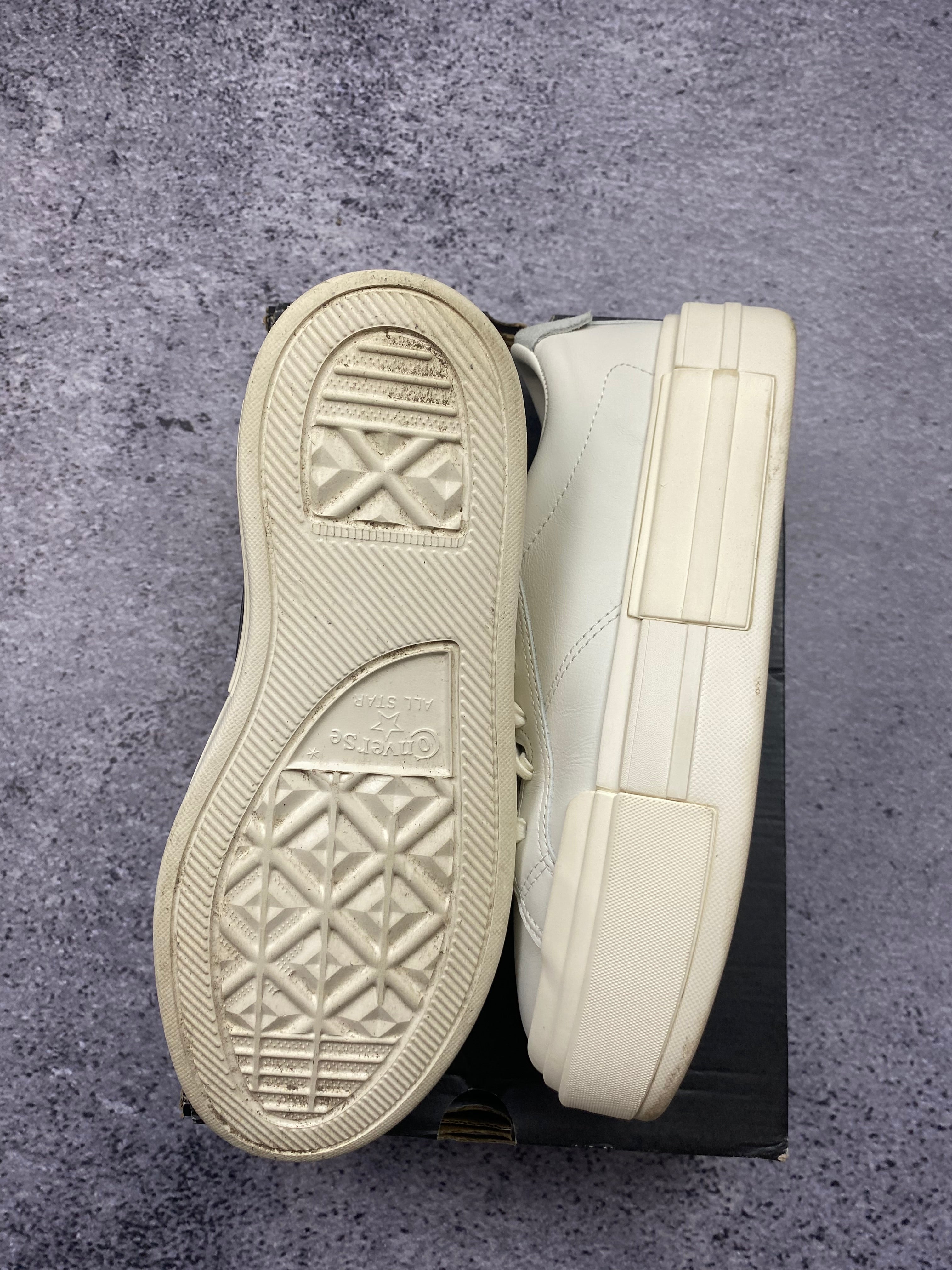 Converse white platform sneakers size 41