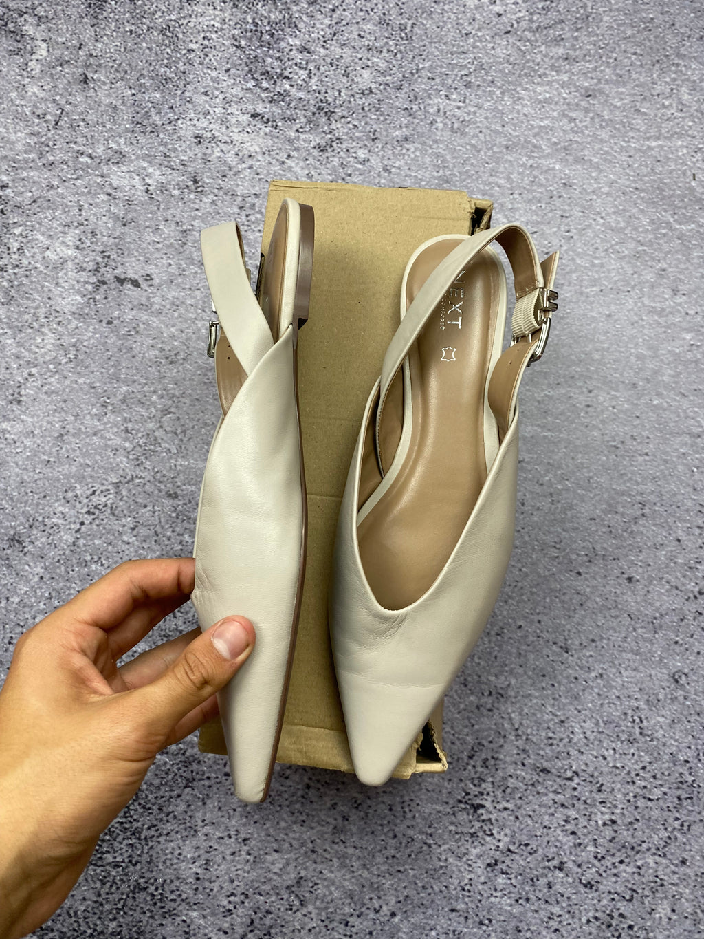 Next Slingback Leather – women's leather slingback shoes size 42